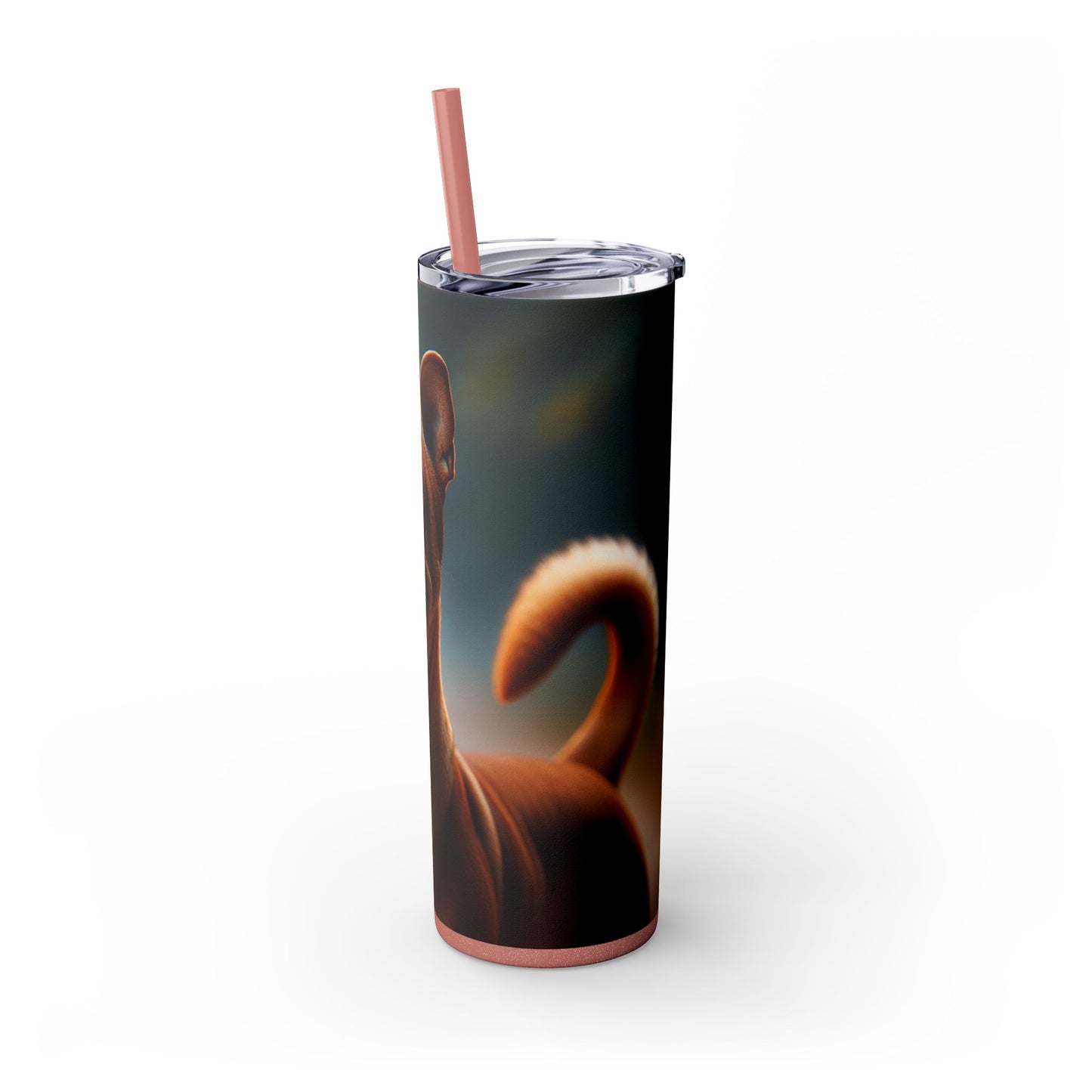 Gobelet isotherme de Chongqing (Chine) avec paille, 590 ml (20 oz).