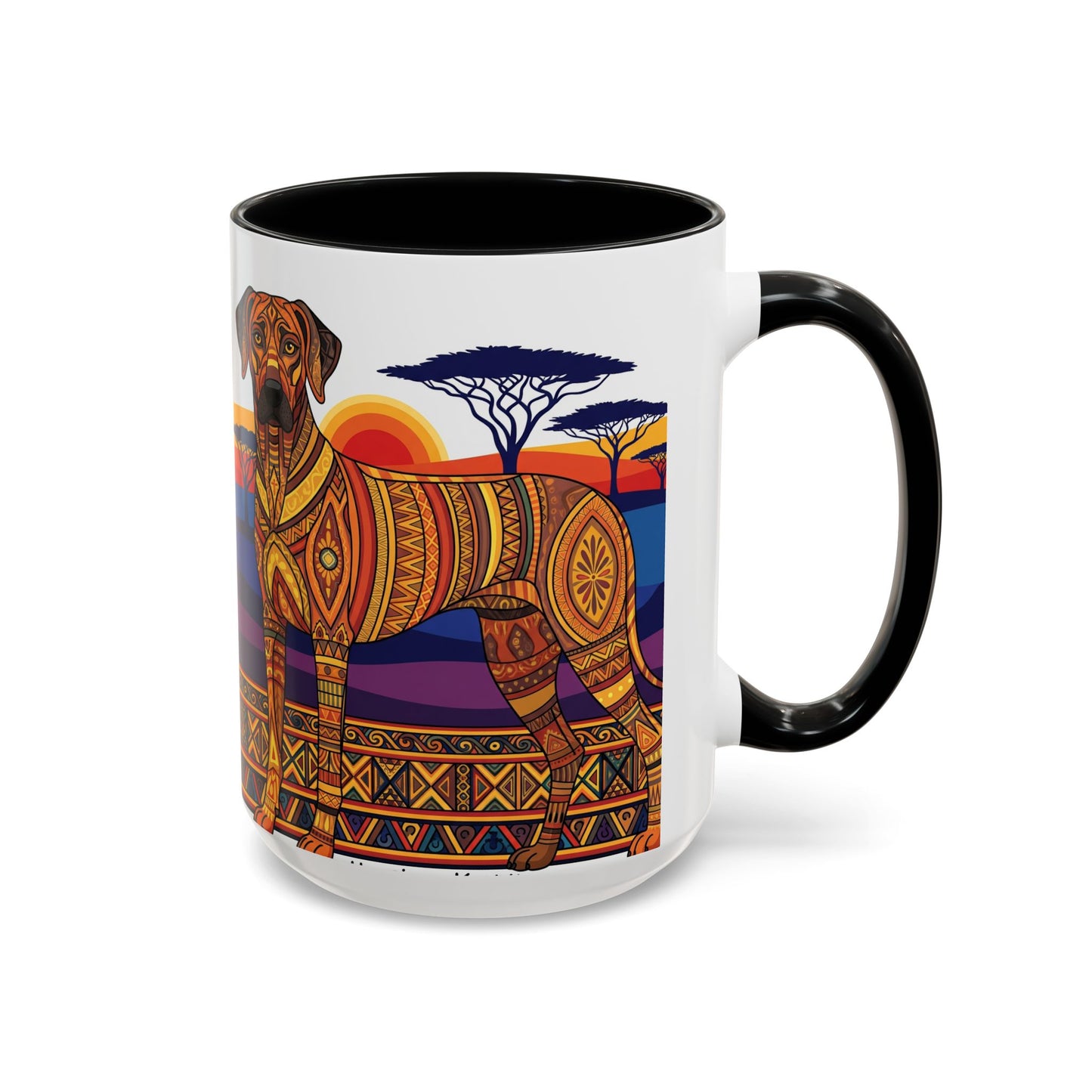 Taza de café con diseño de Rhodesian Ridgeback: el regalo perfecto para los amantes de los perros.