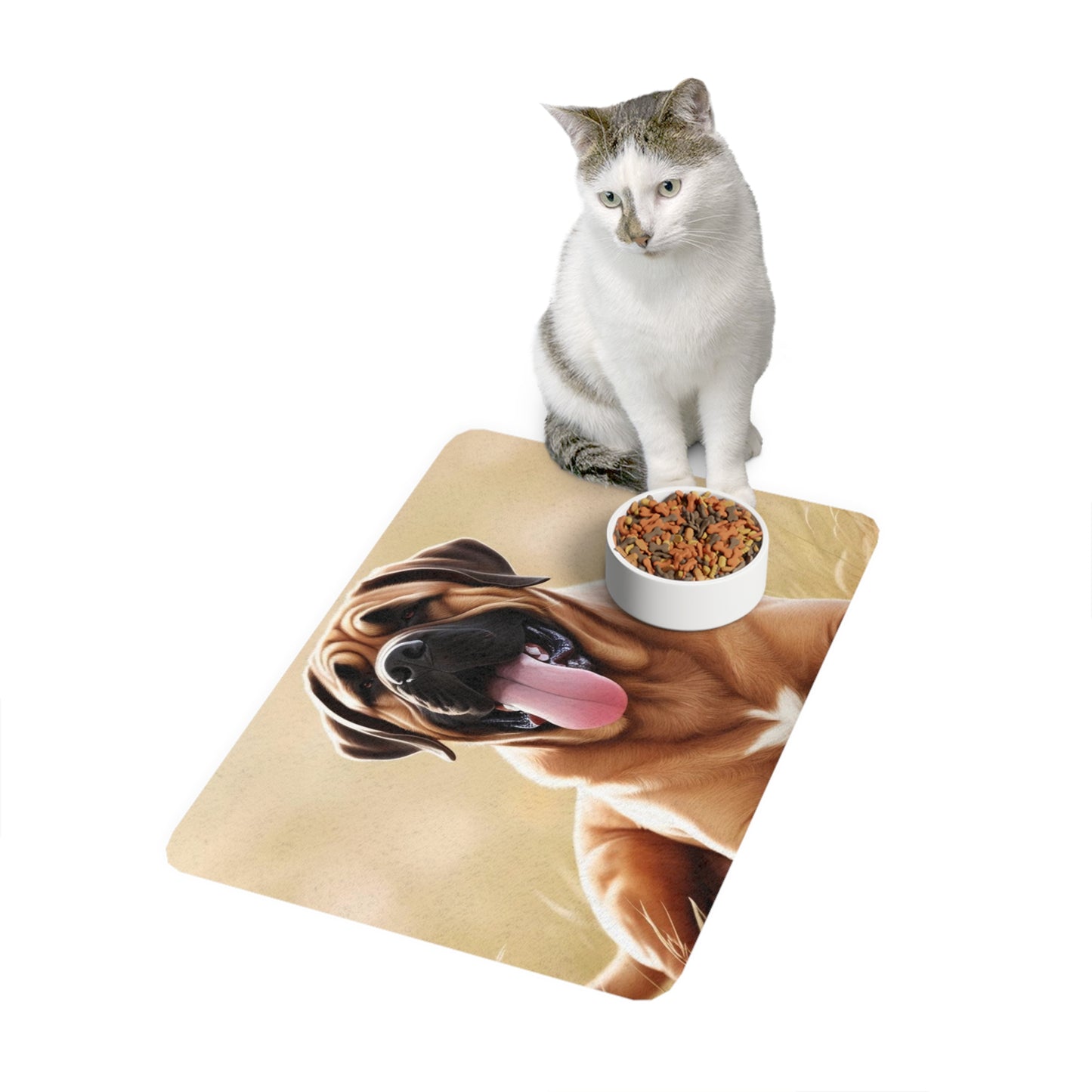 Pet Food Mat (12x18) - Mastiff