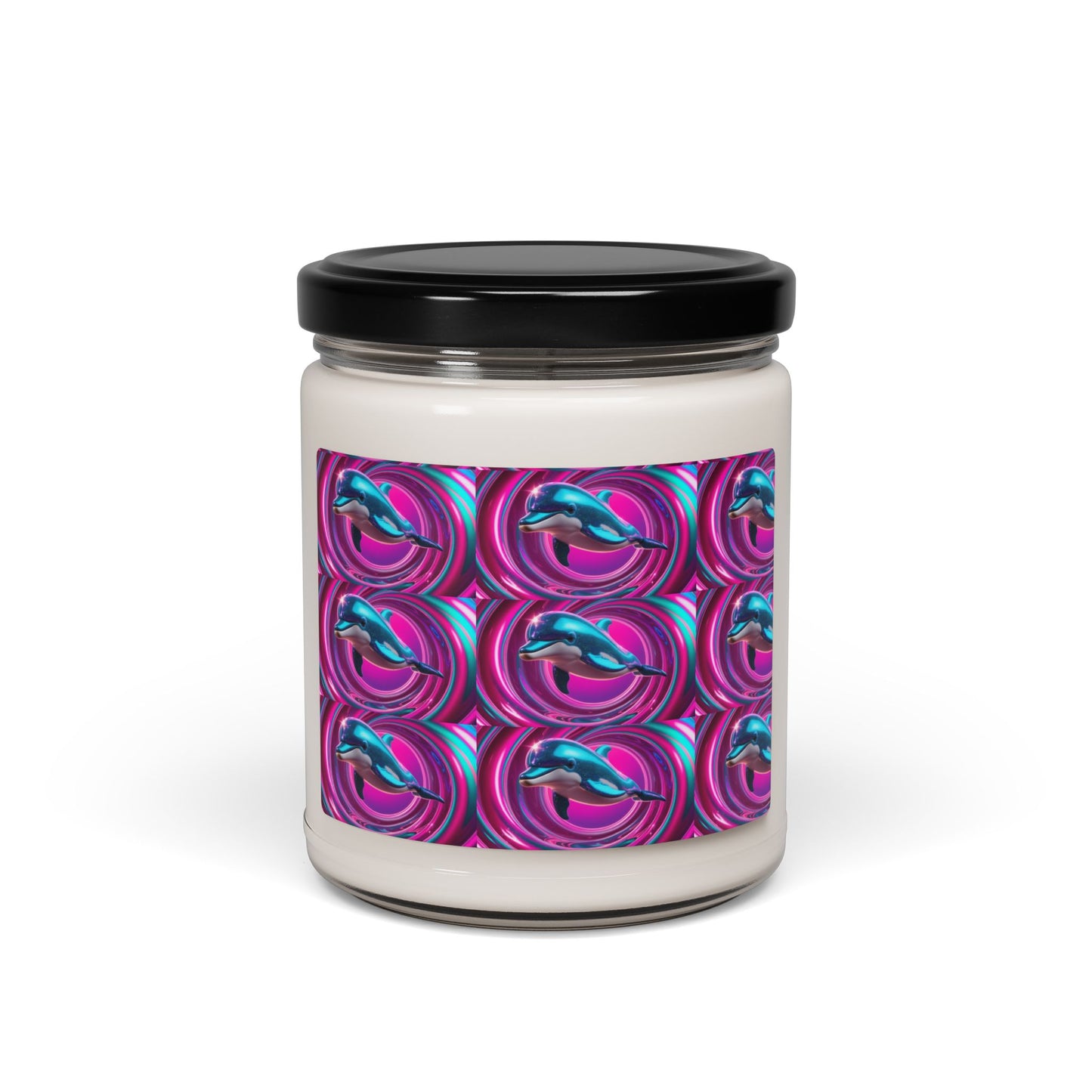 Glittery Dolphin- Scented Soy Candle, 9oz