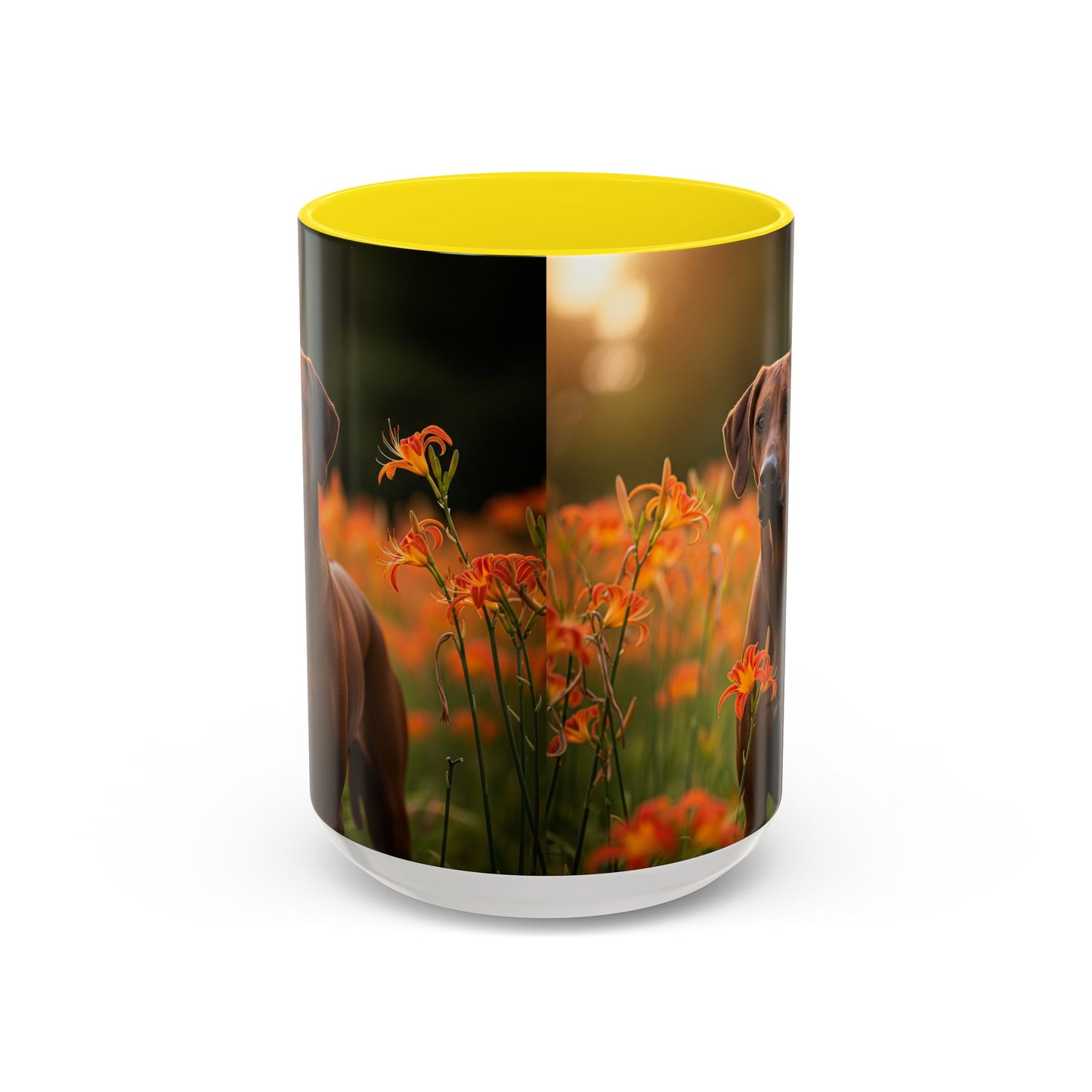 Taza de café con diseño de Rhodesian Ridgeback: el regalo perfecto para los amantes de los perros.