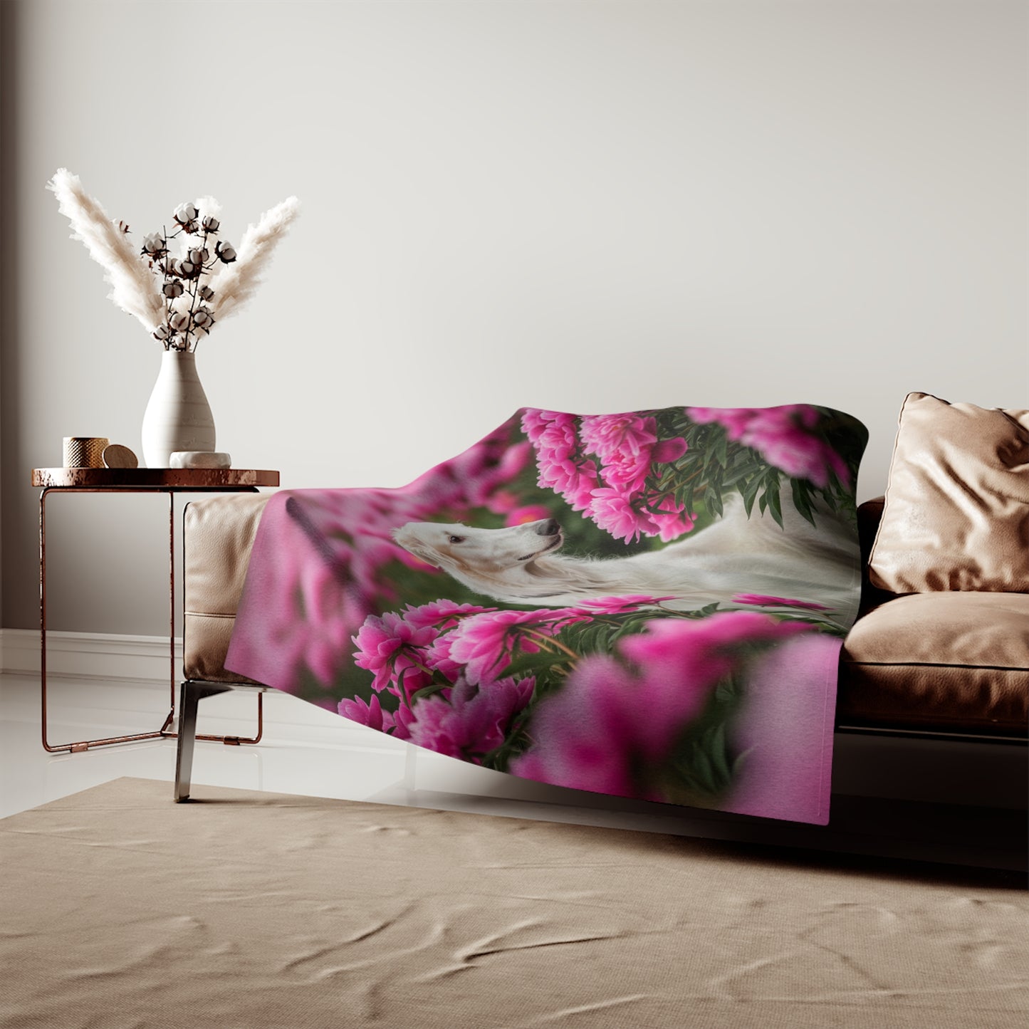 Borzoi Sweatshirt Blanket