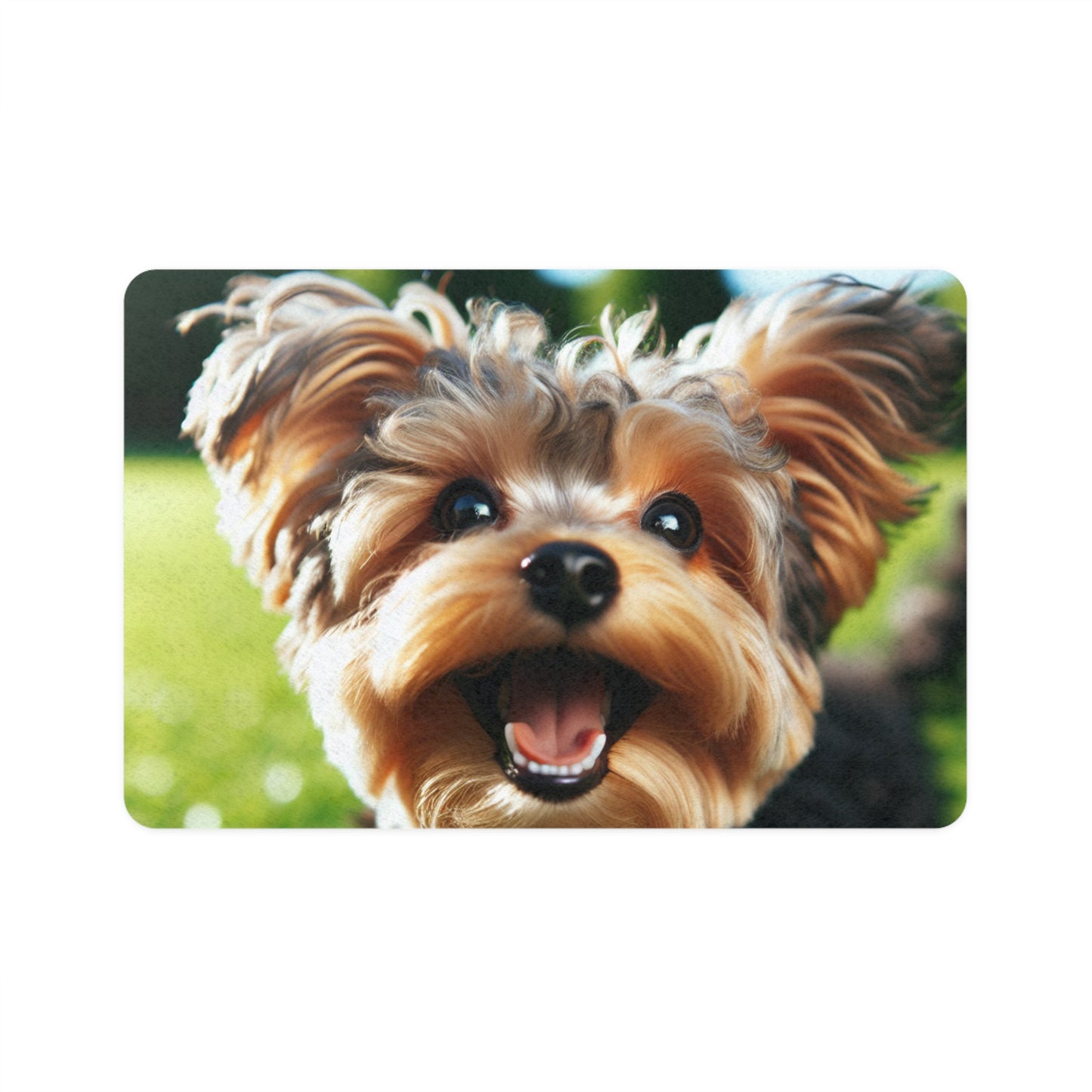 Pet Food Mat (12x18) - Yorkiepoo