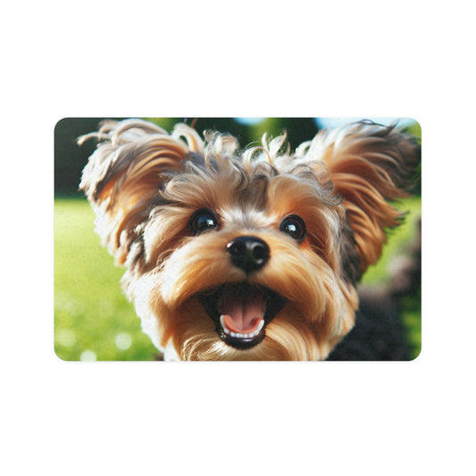 Pet Food Mat (12x18) - Yorkiepoo