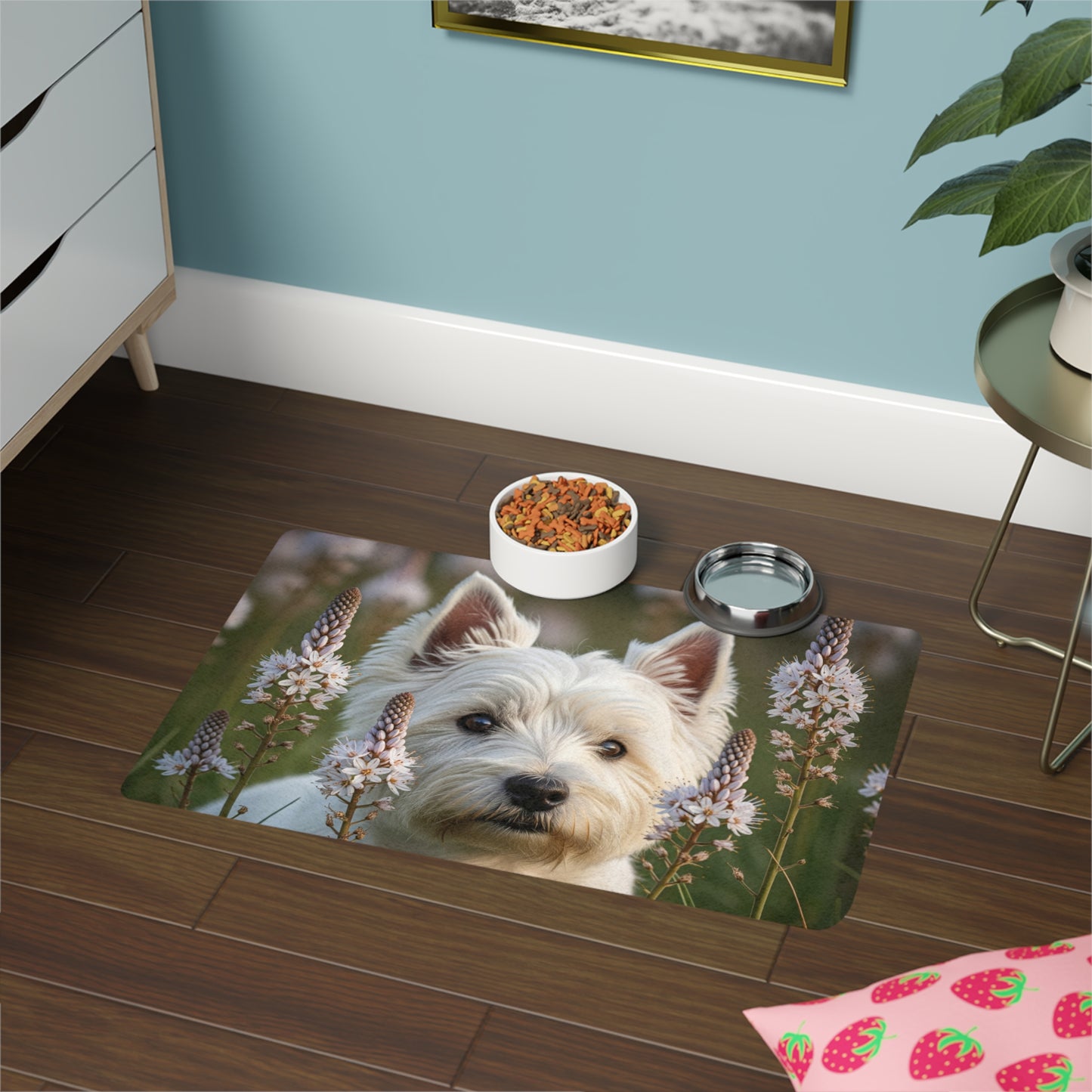 Pet Food Mat (12x18) - West Highland White Terrier