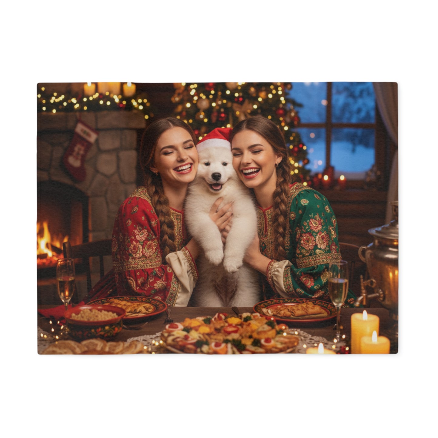 Russian Holiday Feast Blanket