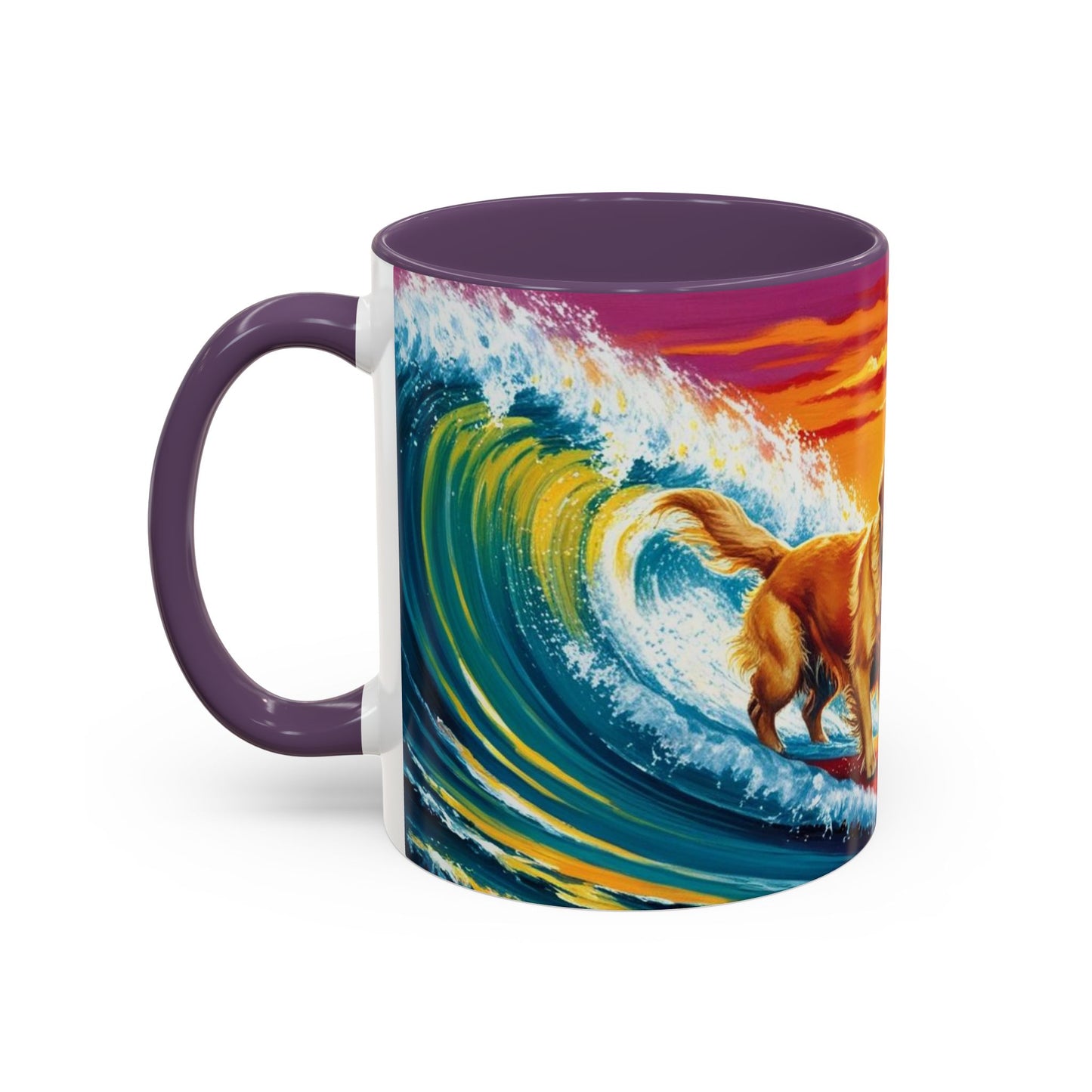 Taza de café con detalles de Surf Dogs: el regalo perfecto para los amantes de los perros