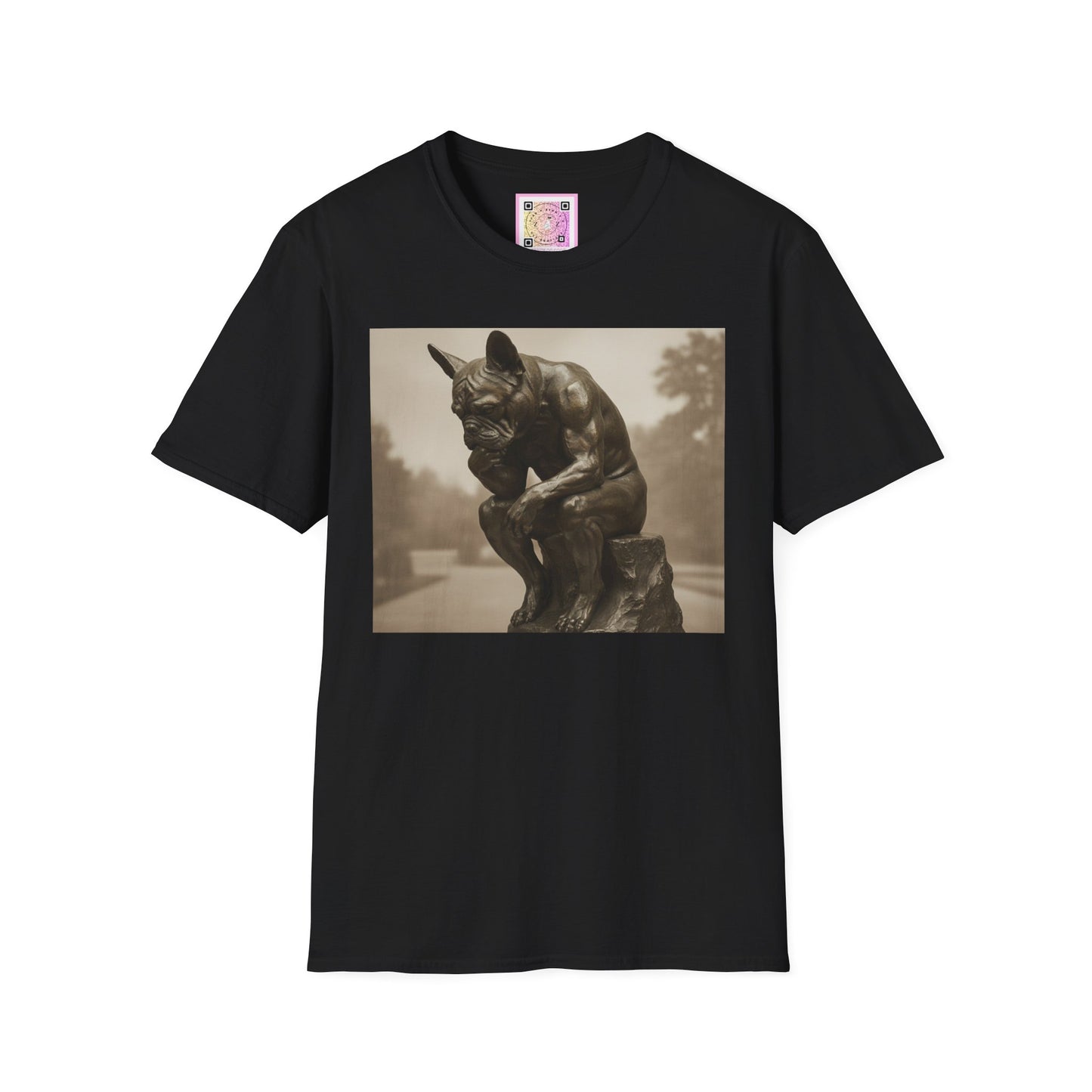 Canine Canvas Collection: Rodin Homage Tee Shirt