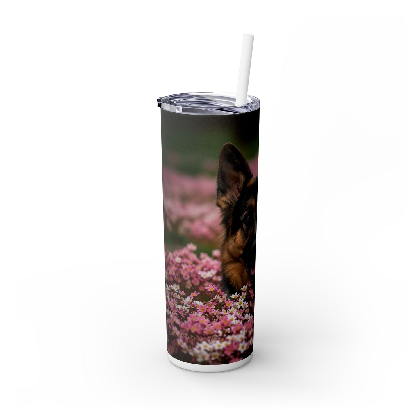 German Shepherd Tumbler with Straw, 20oz