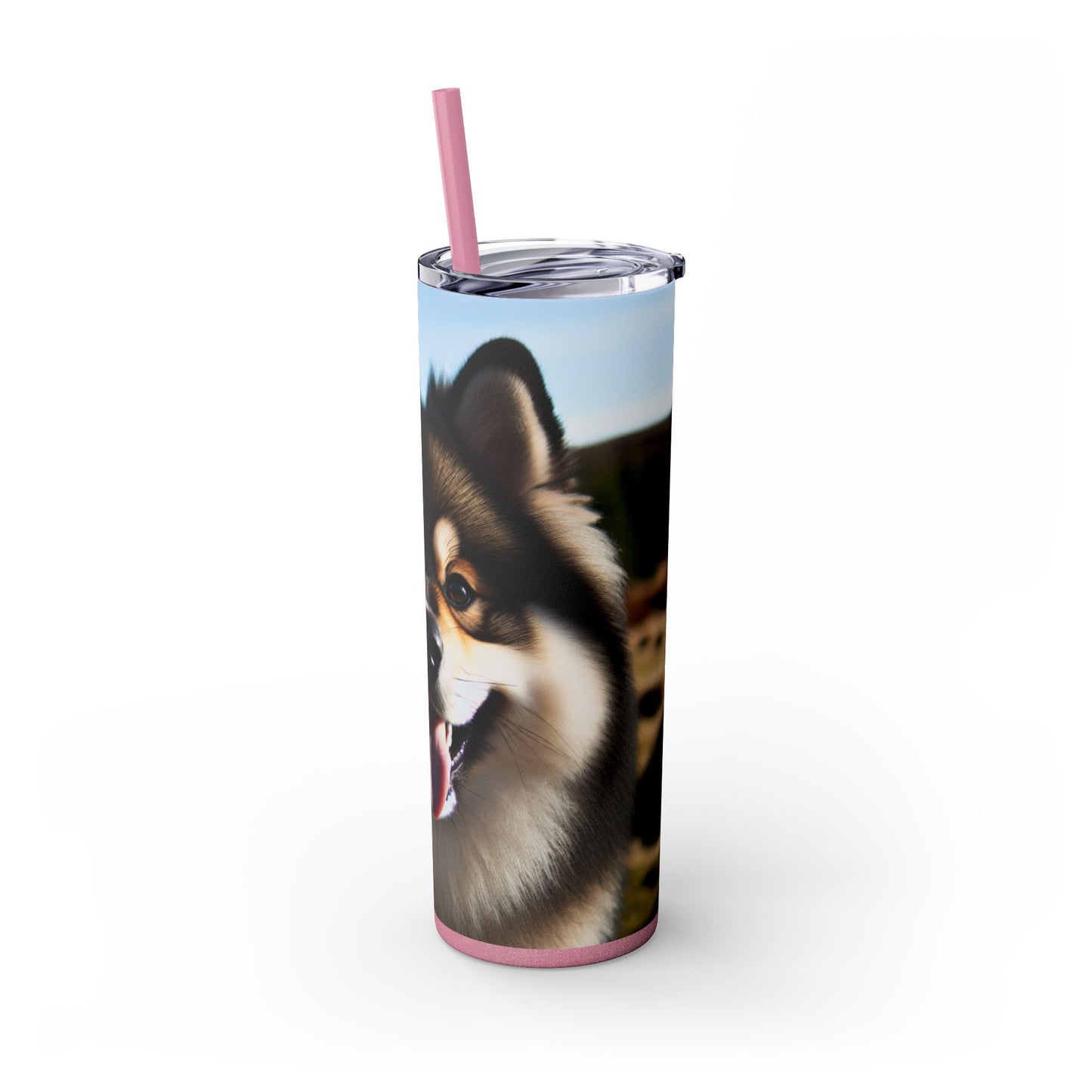 Norwegian Buhund Tumbler with Straw, 20oz