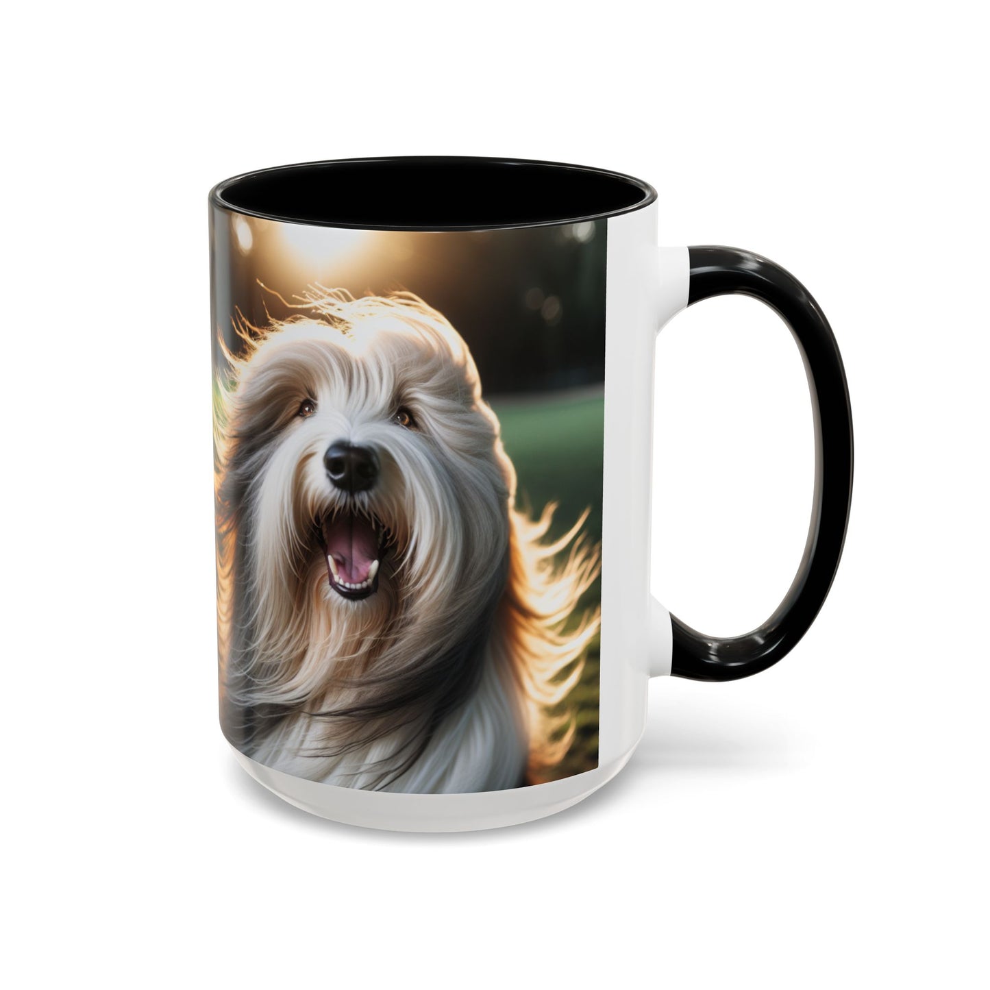 Bearded Collie Accent Coffee Mug - Perfect Gift for Dog Lovers