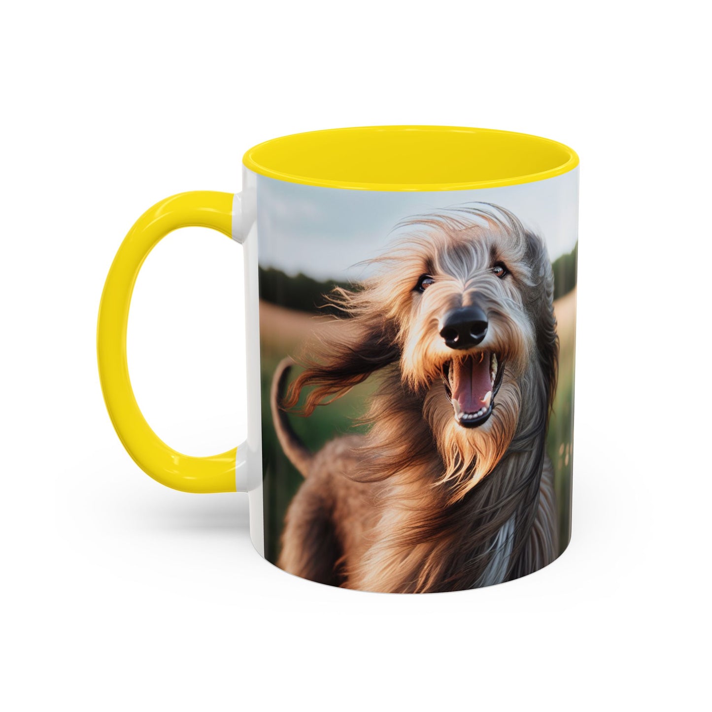 Scottish Deerhound Accent Coffee Mug - Perfect Gift for Dog Lovers