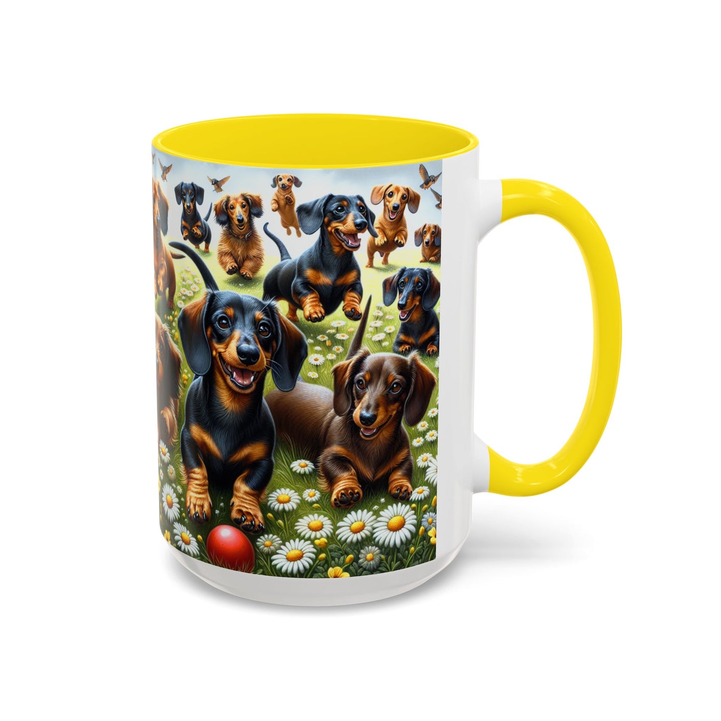 Dachshund Accent Coffee Mug - Perfect Gift for Dog Lovers