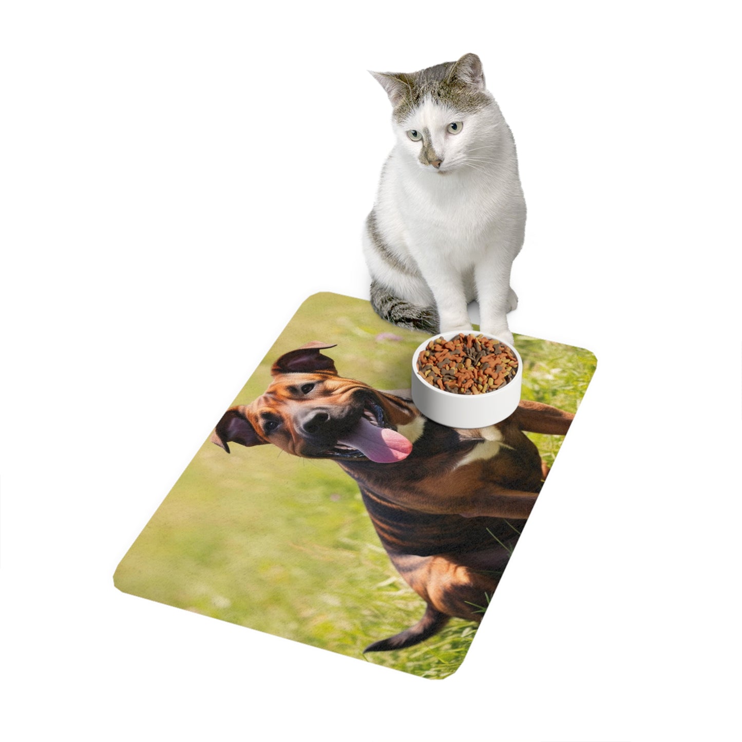 Pet Food Mat (12x18) - American Staffordshire Terrier