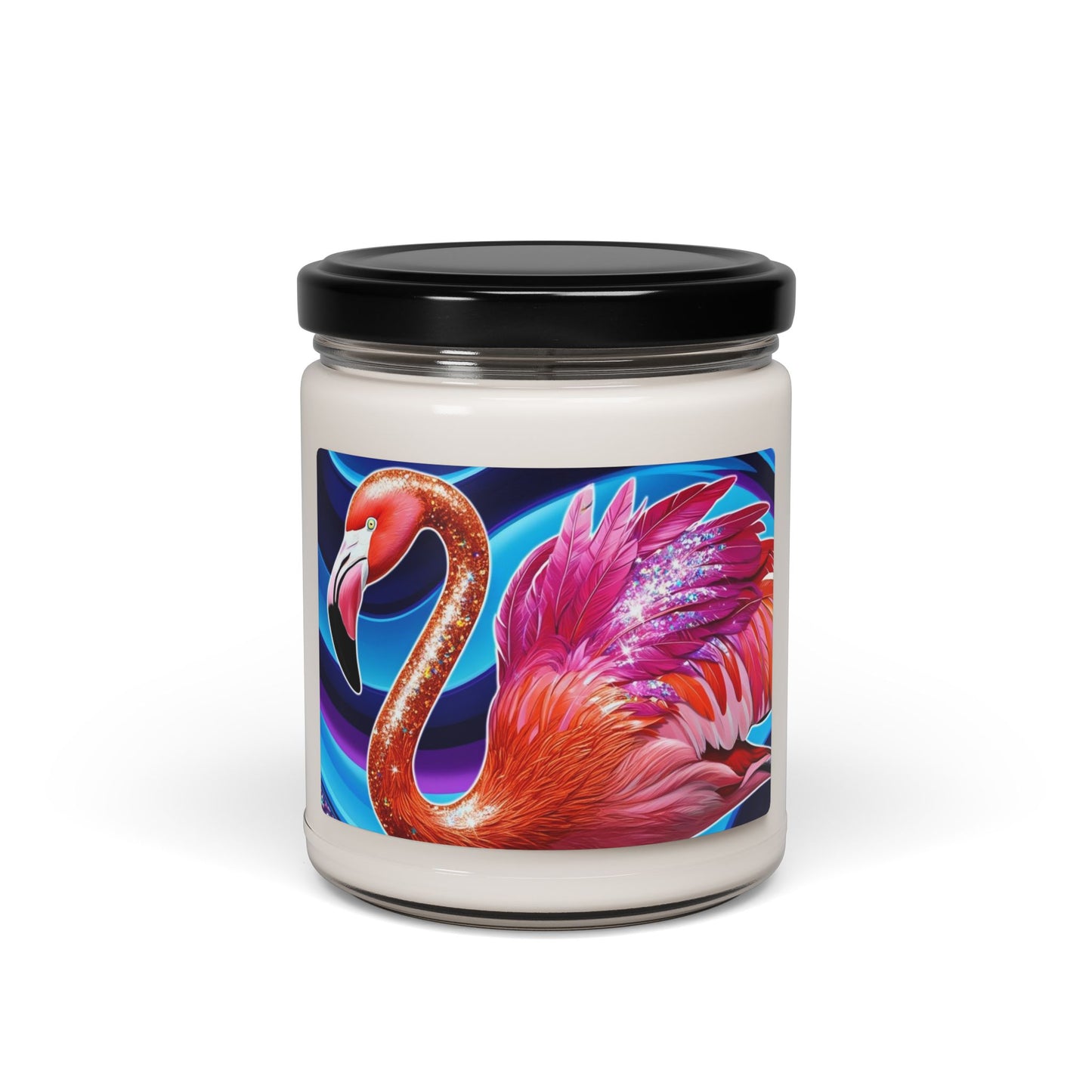 Psychedelic Flamingo- Scented Soy Candle, 9oz