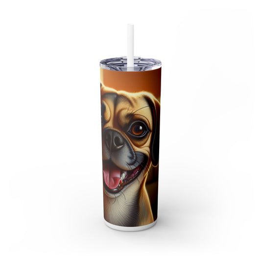 Puggle Tumbler with Straw, 20oz