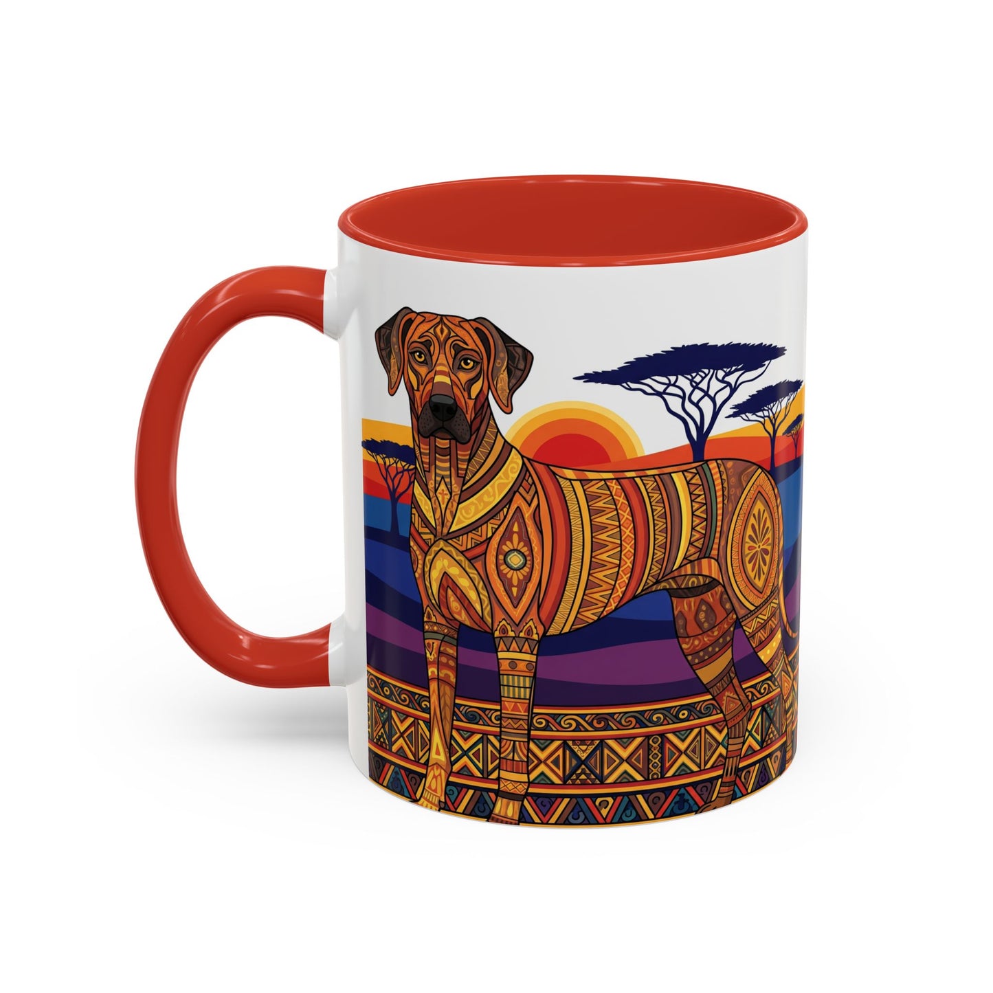 Taza de café con diseño de Rhodesian Ridgeback: el regalo perfecto para los amantes de los perros.