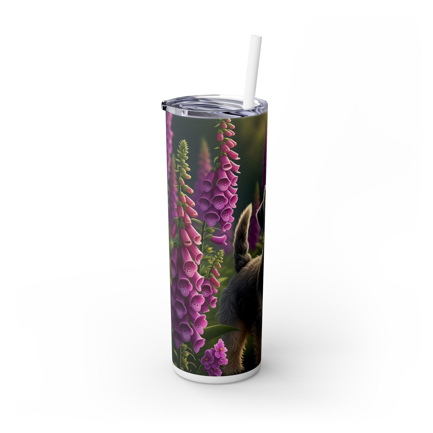 Skinny Tumbler with Straw – 20 oz Stainless Steel Cup