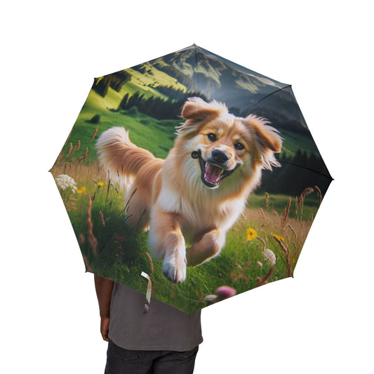 Romanian Carpathian Shepherd Semi-Automatic Foldable Umbrella