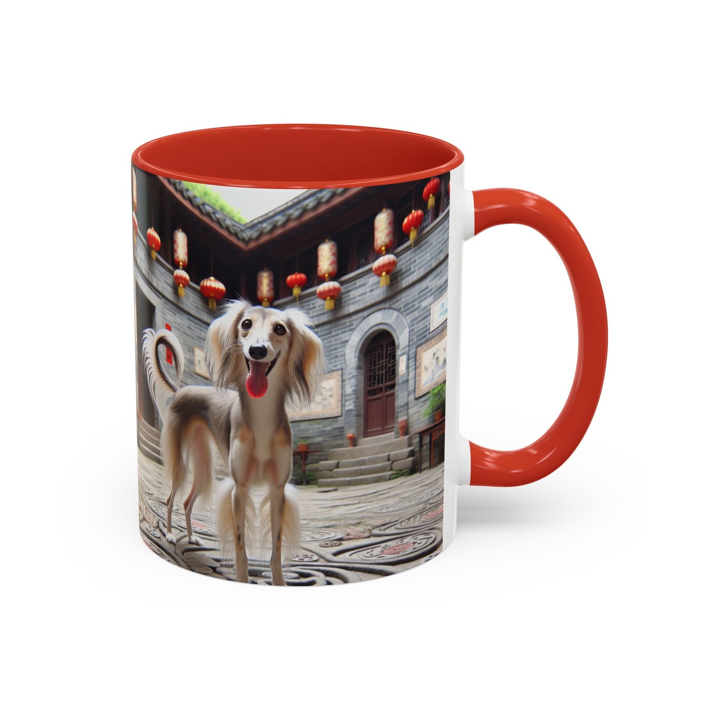 Chinese Saluki Accent Coffee Mug - Perfect Gift for Dog Lovers