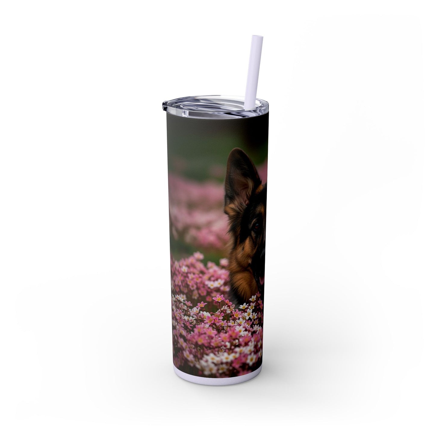 German Shepherd Tumbler with Straw, 20oz