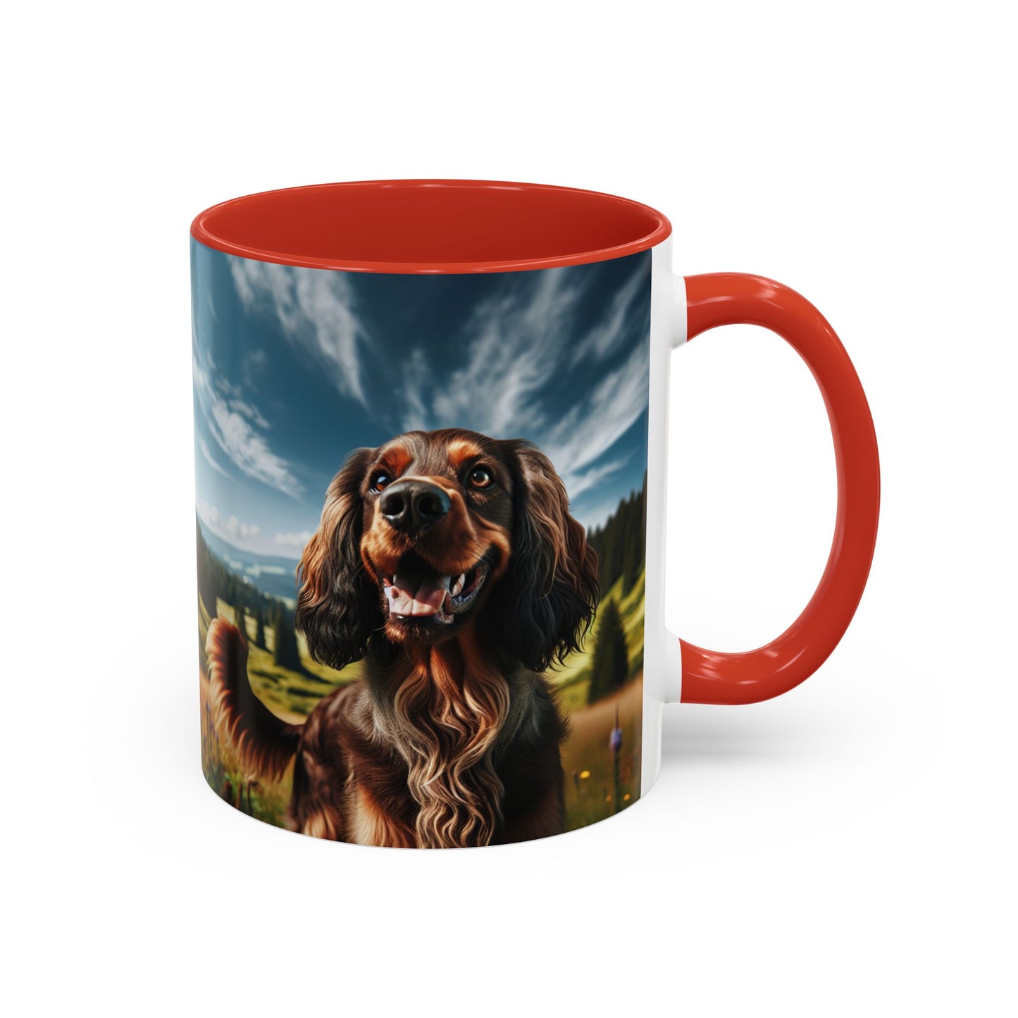 Deutscher Wachtelhund Accent Coffee Mug - Perfect Gift for Dog Lovers