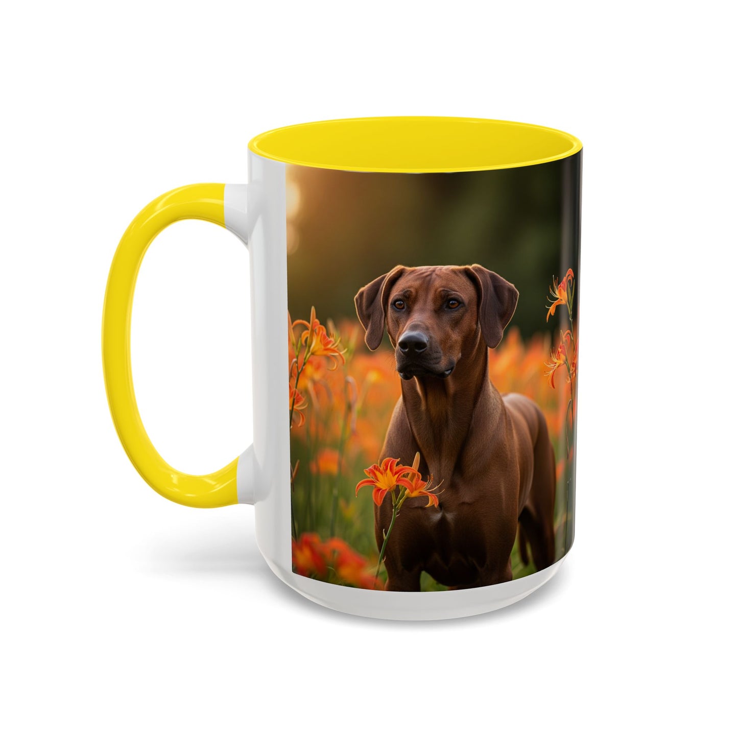 Taza de café con diseño de Rhodesian Ridgeback: el regalo perfecto para los amantes de los perros.