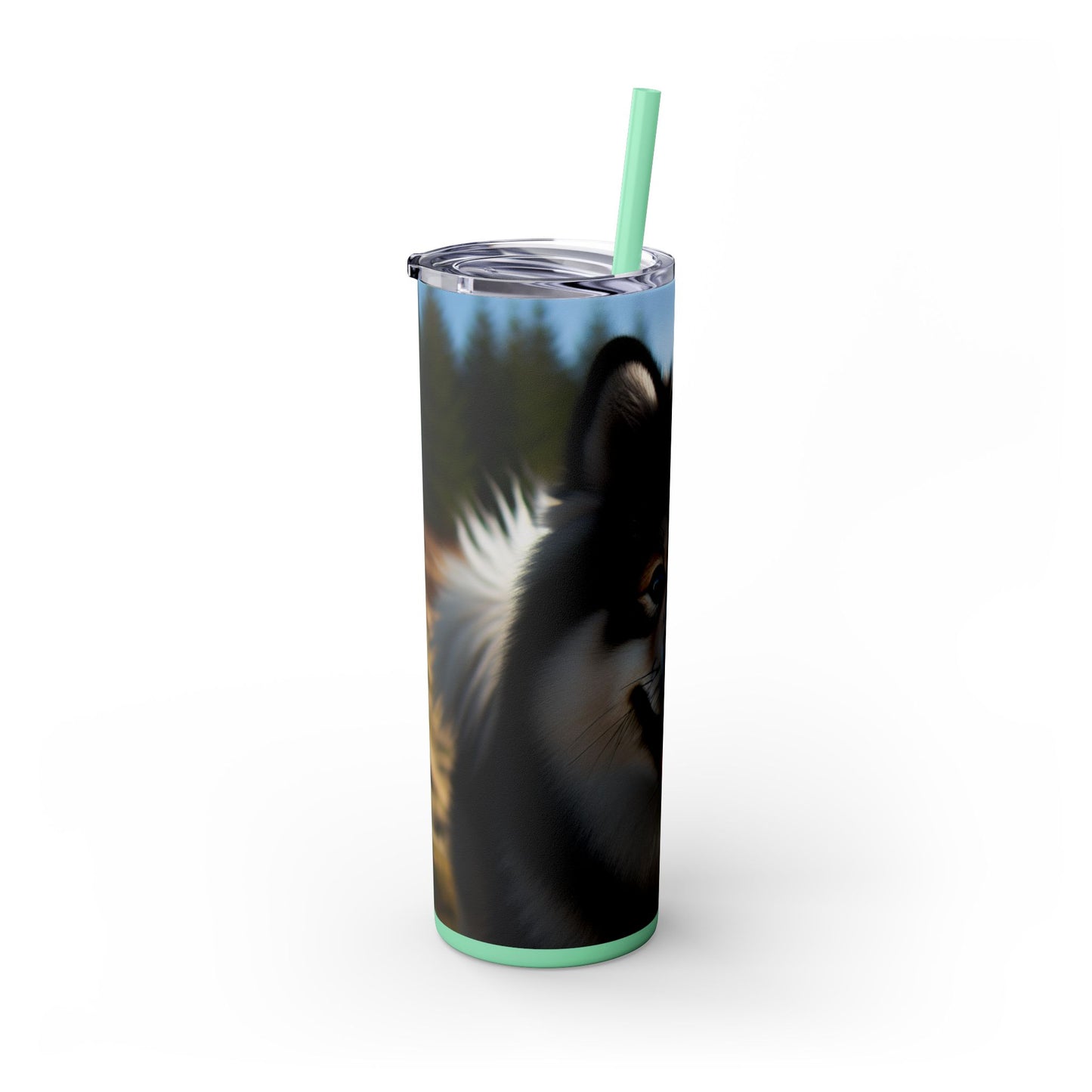 Norwegian Buhund Tumbler with Straw, 20oz