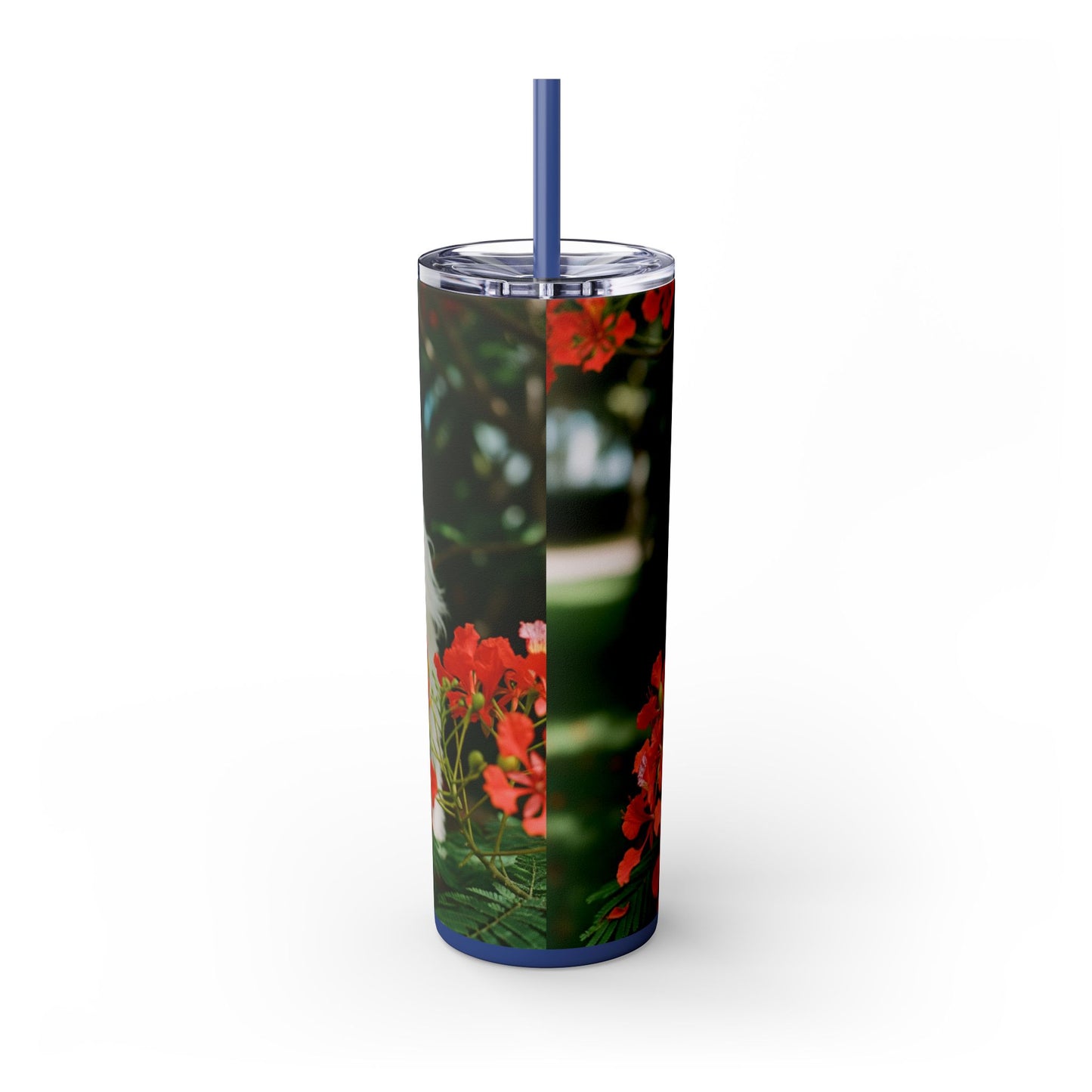 Gobelet Coton de Tuléar avec paille, 590 ml
