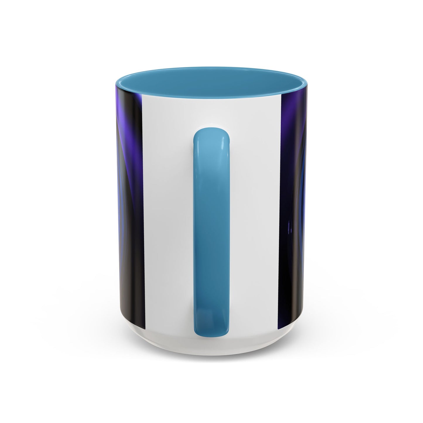 Optical Illusion Accent Mug – Ceramic Coffee Cup