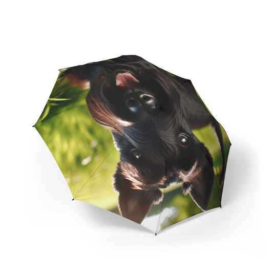 Scottish Terrier Semi-Automatic Foldable Umbrella