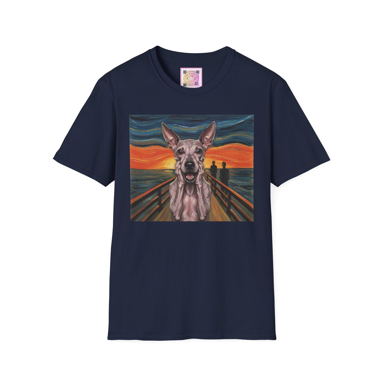 Canine Canvas Collection: Munch Homage Tee Shirt