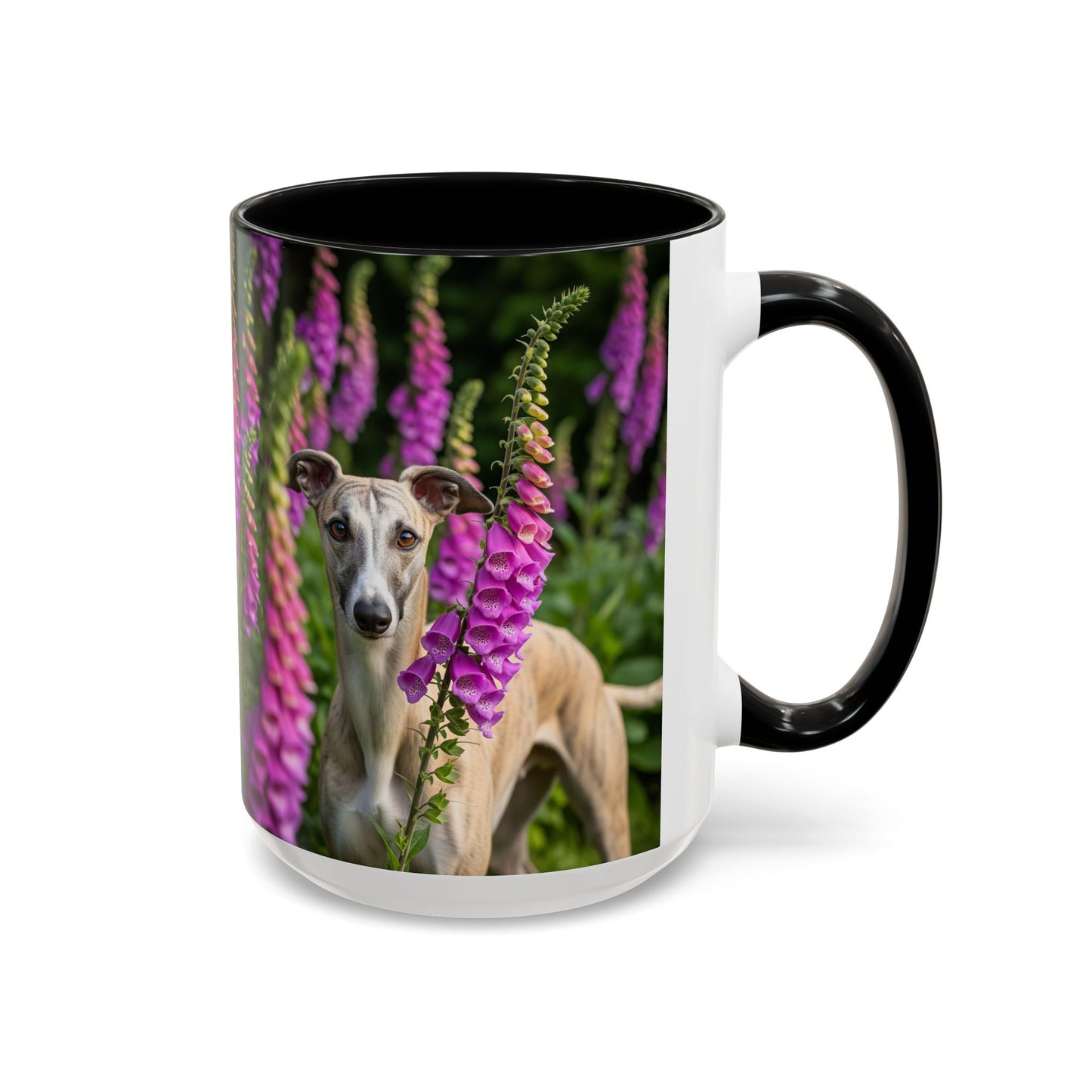 Whippet Accent Coffee Mug - Perfect Gift for Dog Lovers