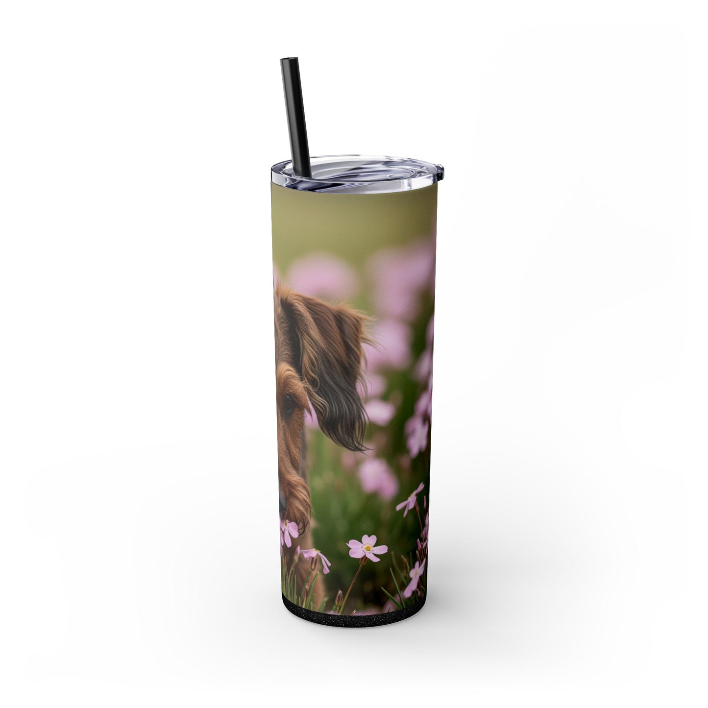 Gobelet isotherme Cesky Terrier avec paille, 590 ml