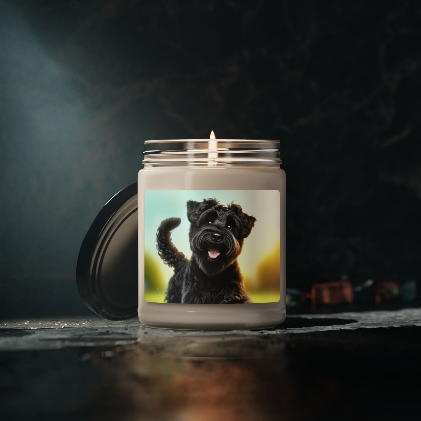 Russian Black Terrier- Scented Soy Candle, 9oz