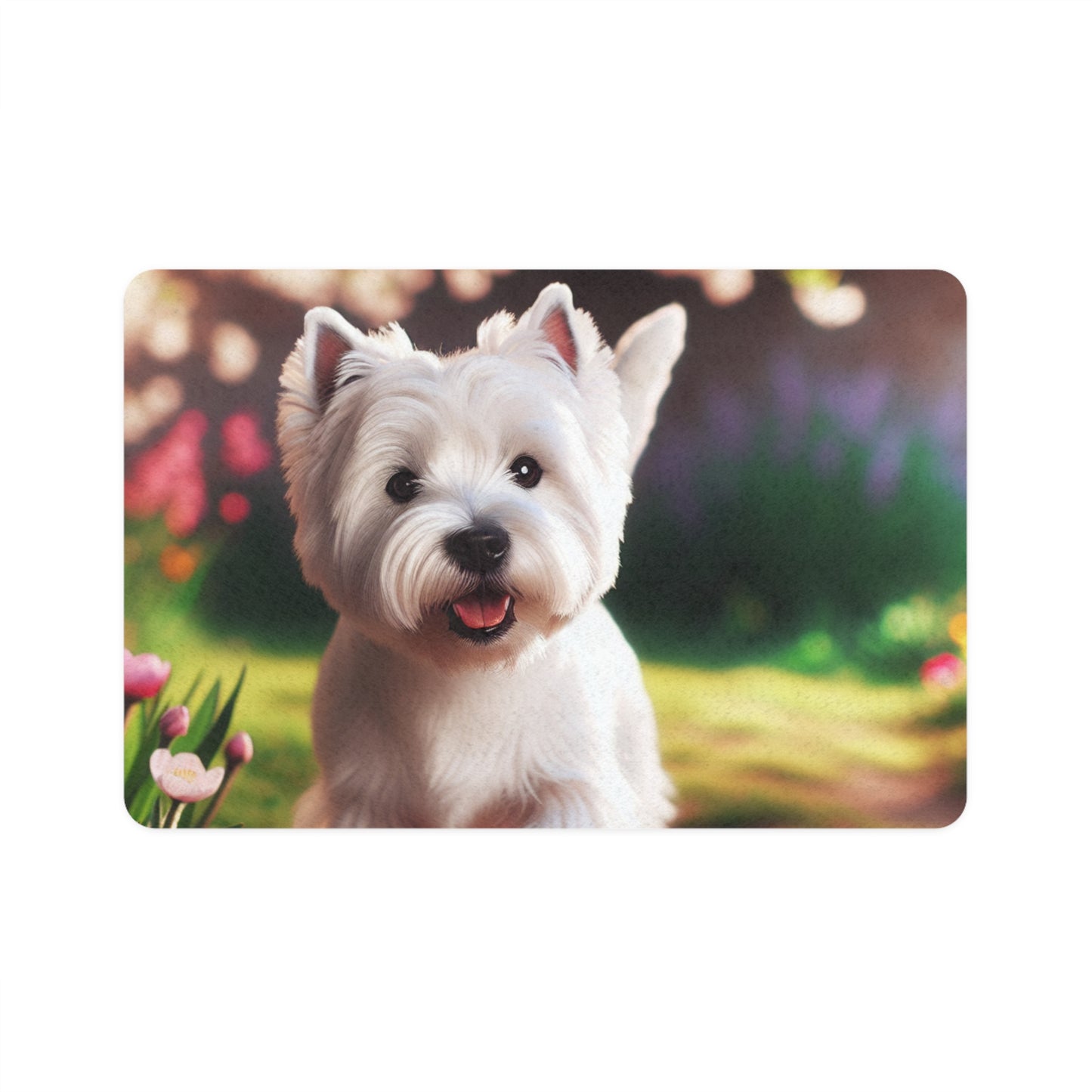 Pet Food Mat (12x18) - West Highland White Terrier