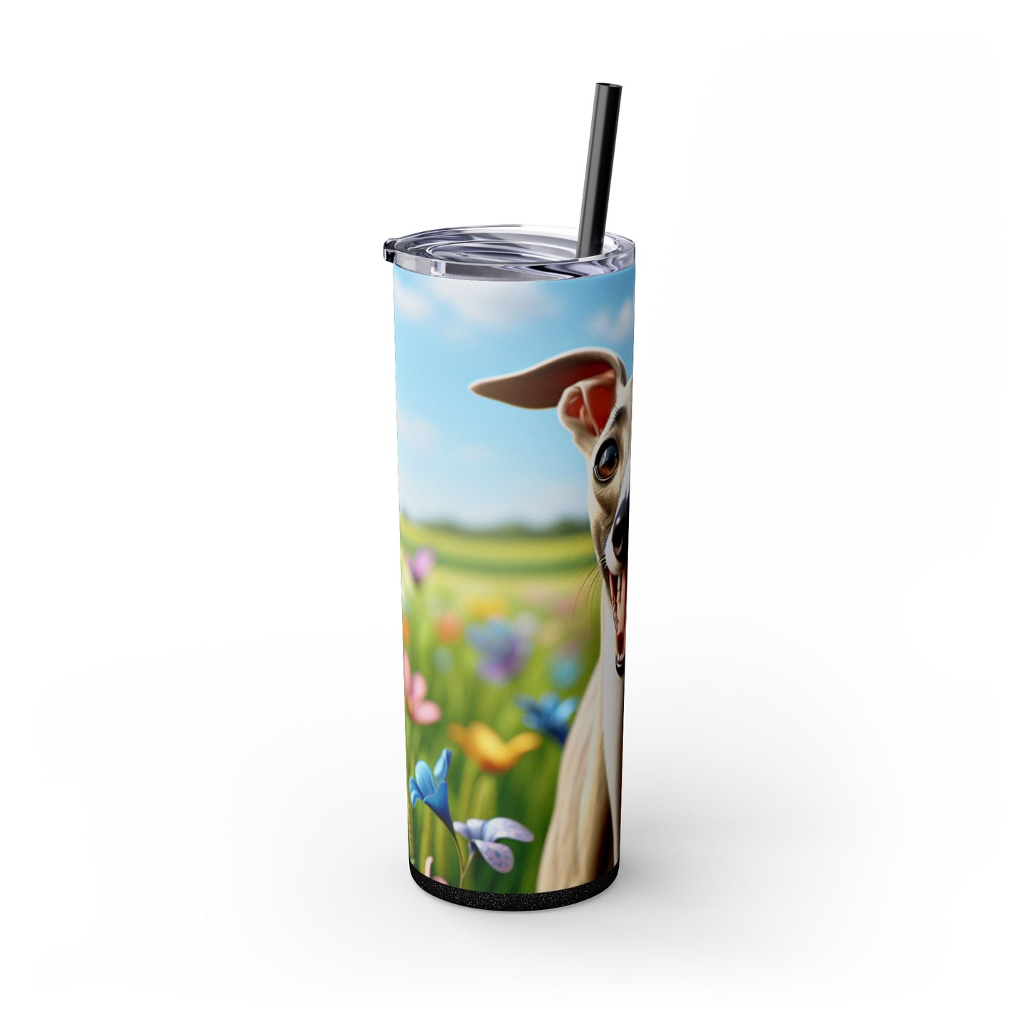Whippet Skinny Tumbler with Straw, 20oz