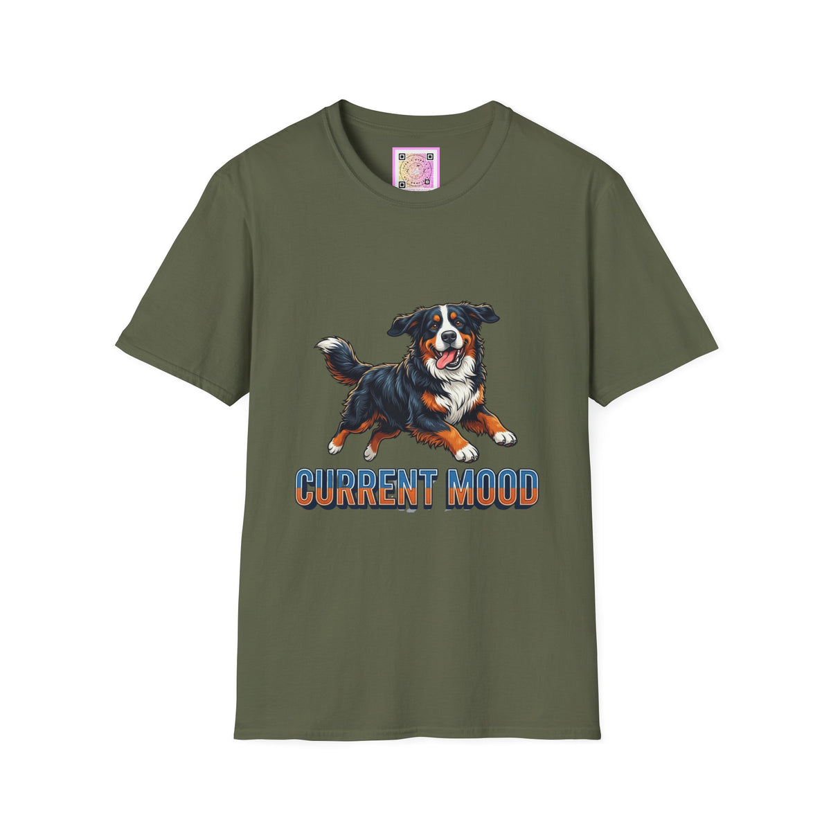 Bernese Mountain Dog Current Mood Tee Shirt