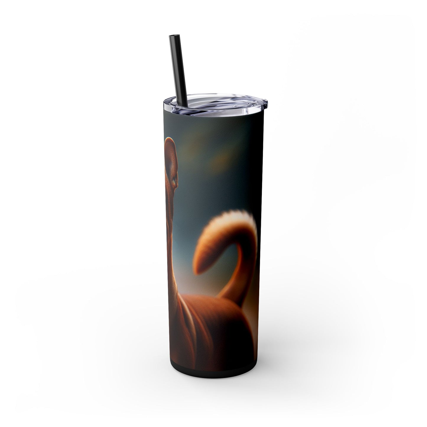 Gobelet isotherme de Chongqing (Chine) avec paille, 590 ml (20 oz).