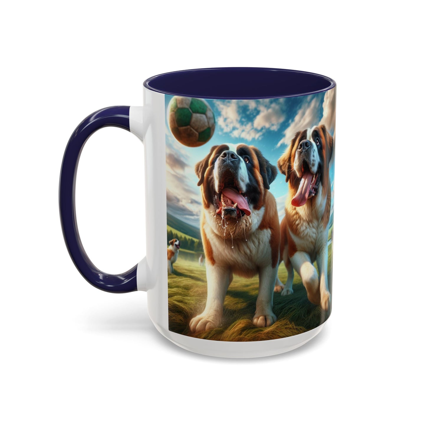 Saint Bernard Accent Coffee Mug - Perfect Gift for Dog Lovers