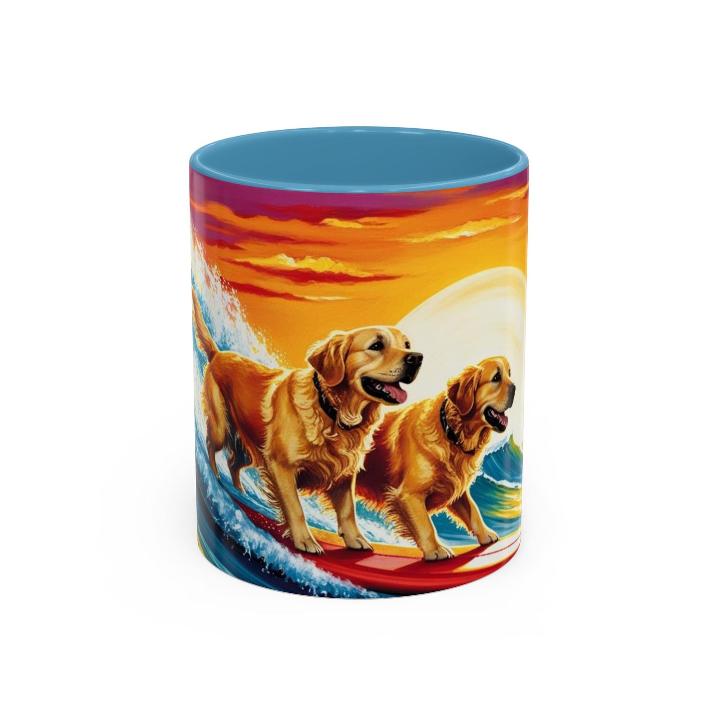 Taza de café con detalles de Surf Dogs: el regalo perfecto para los amantes de los perros