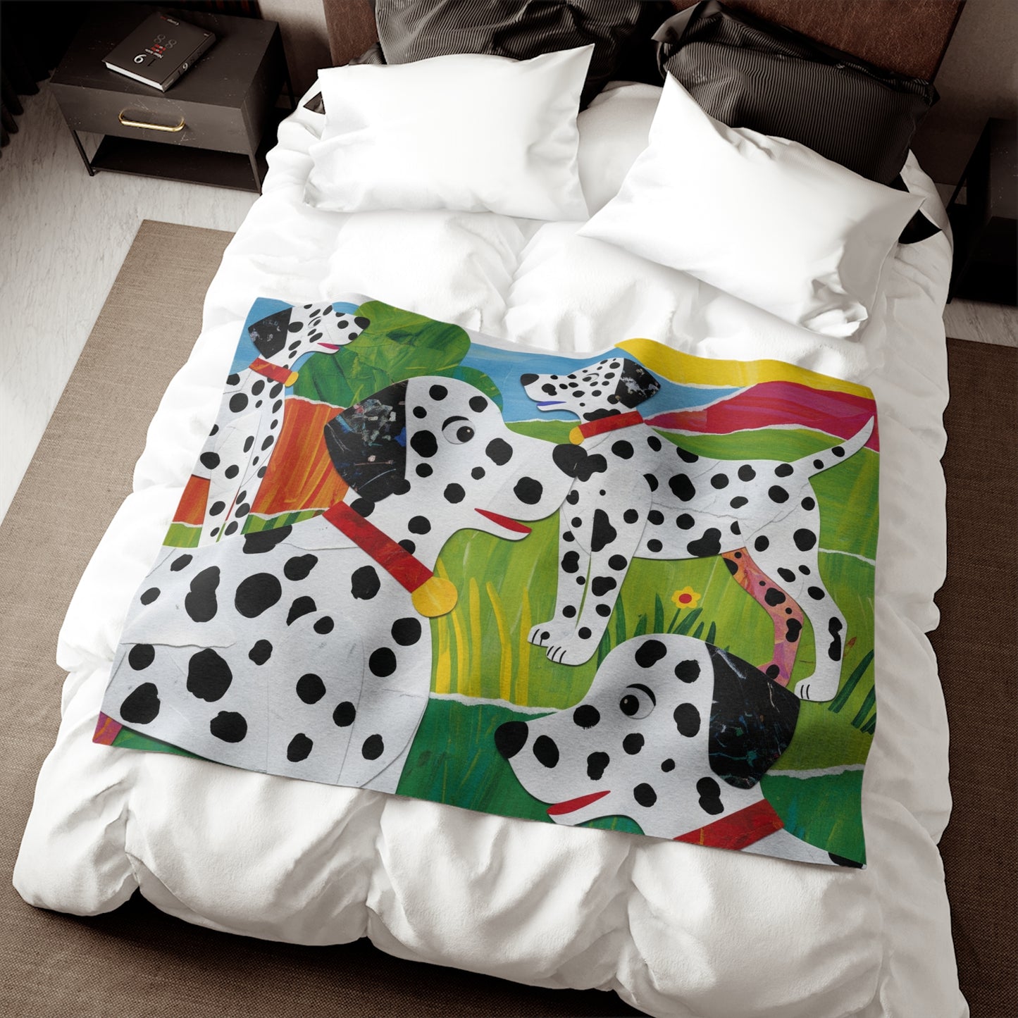 Dalmatian Sweatshirt Blanket