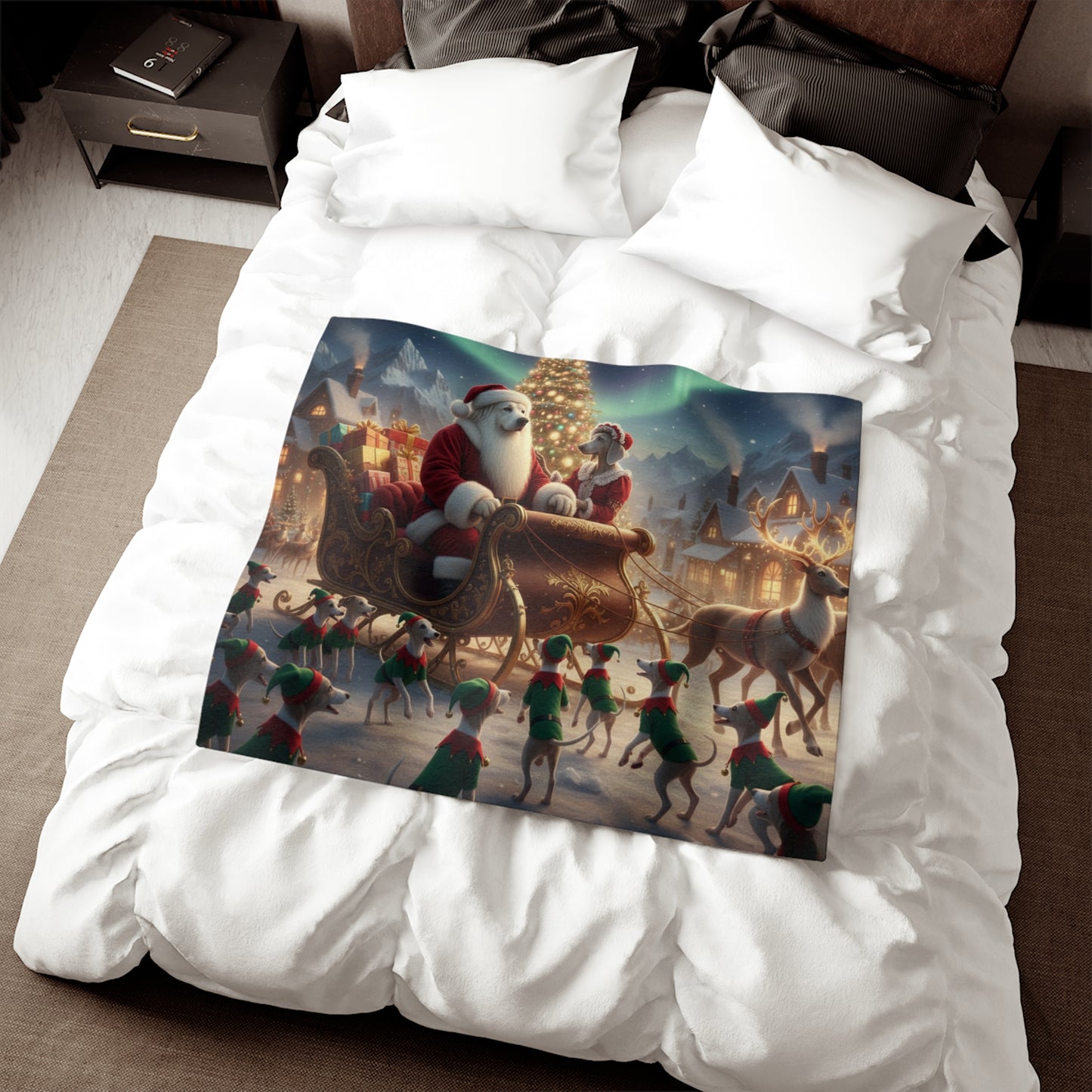 Santa's Sleigh Blanket
