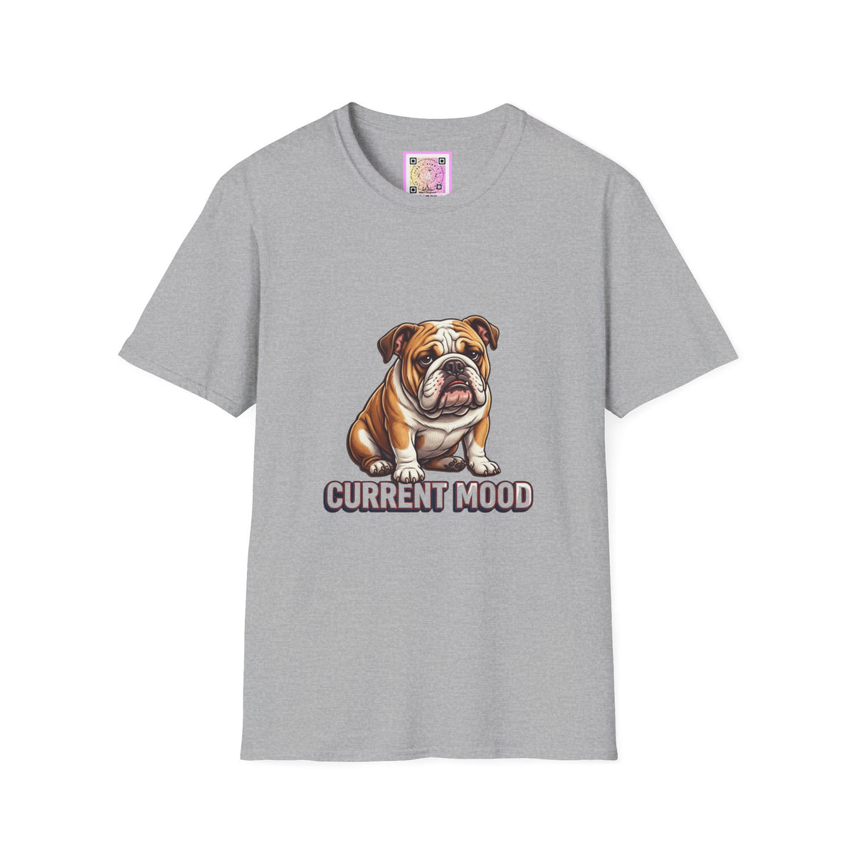 English Bulldog Current Mood Tee Shirt