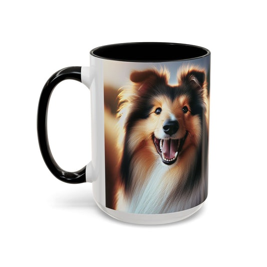 Collie Accent Coffee Mug - Perfect Gift for Dog Lovers