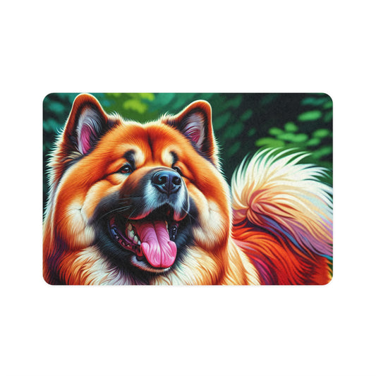 Pet Food Mat (12x18) - Eurasier Design