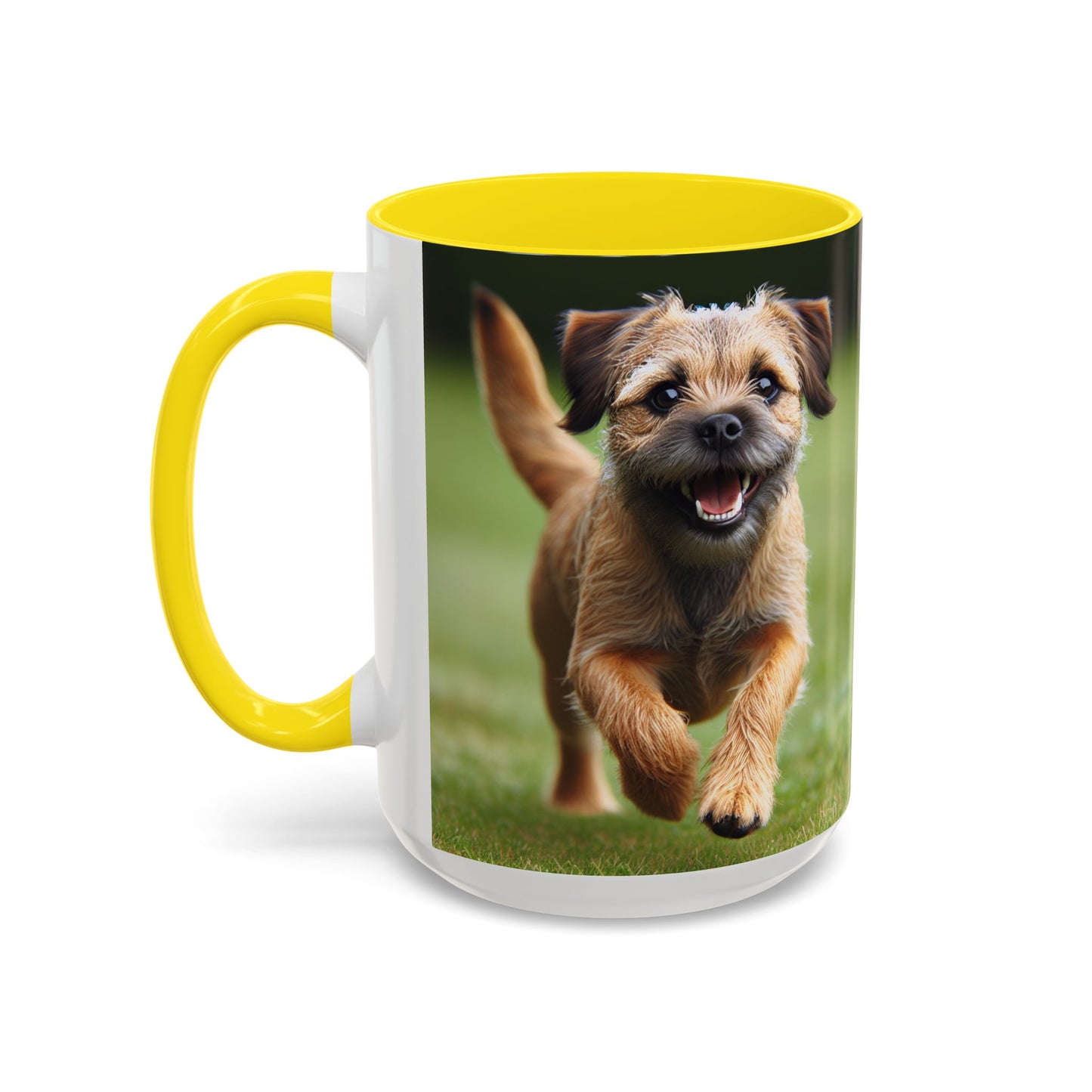Border Terrier Accent Coffee Mug - Perfect Gift for Dog Lovers