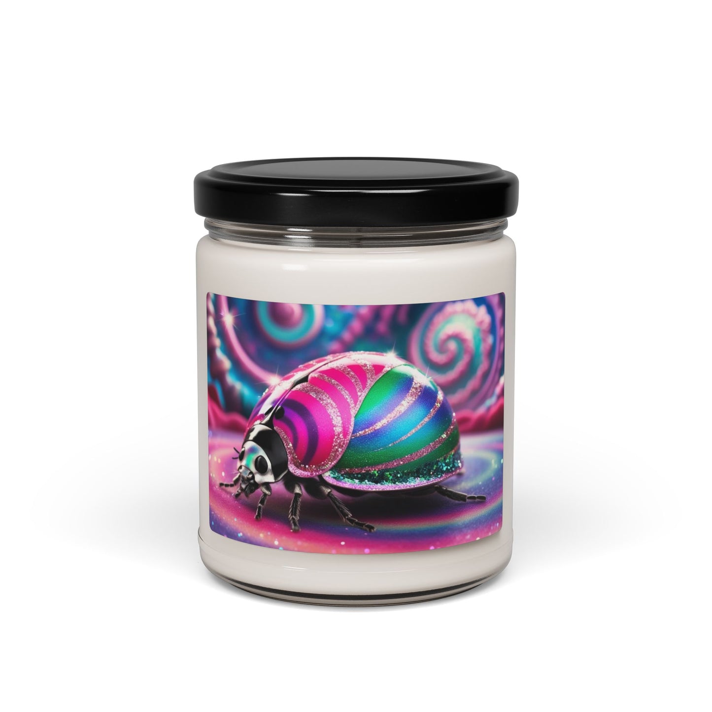 Psychedelic Ladybug- Scented Soy Candle, 9oz