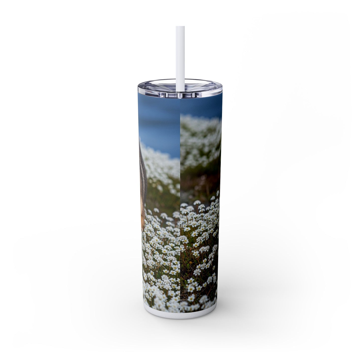 Norwegian Lundehund Tumbler with Straw, 20oz
