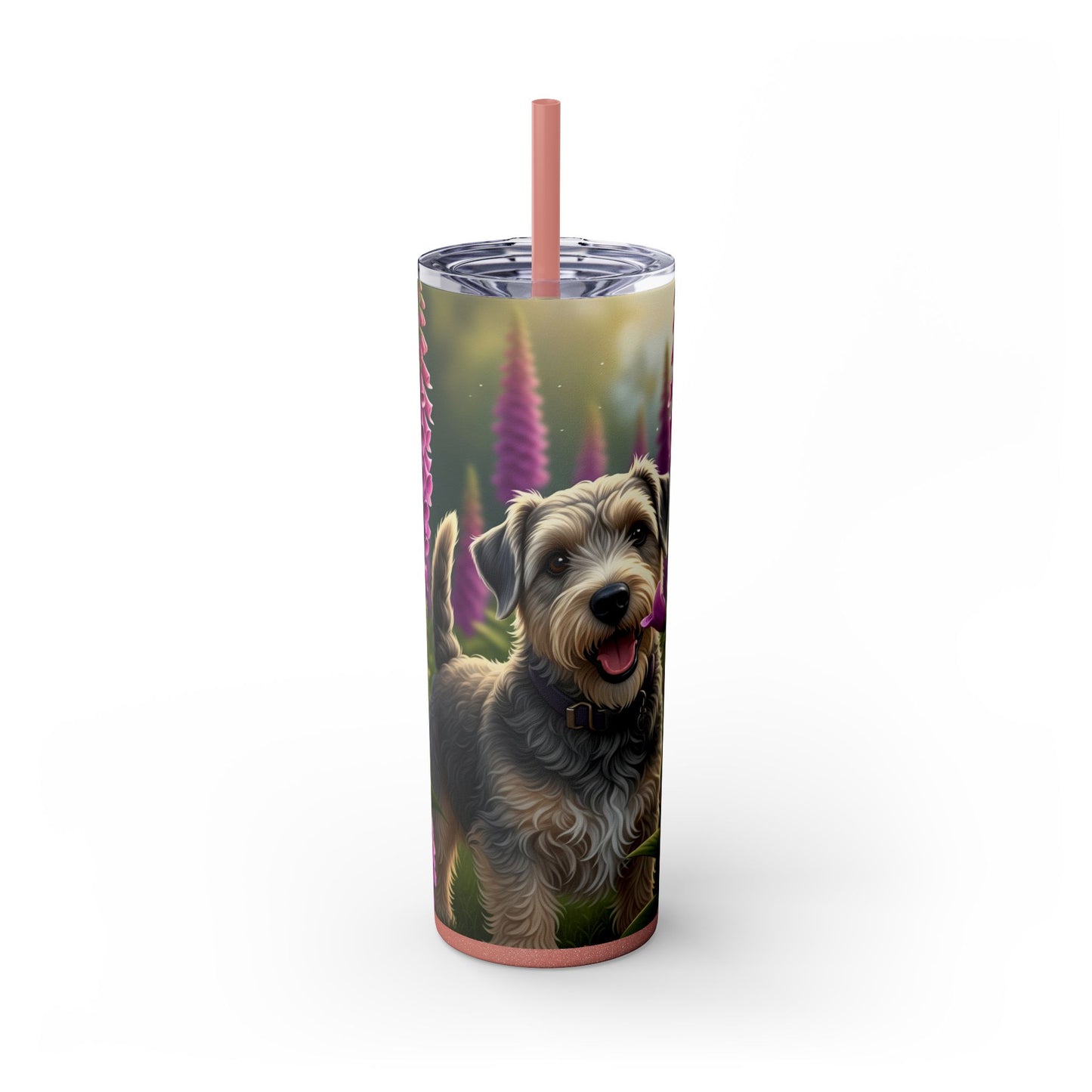Skinny Tumbler with Straw – 20 oz Stainless Steel Cup